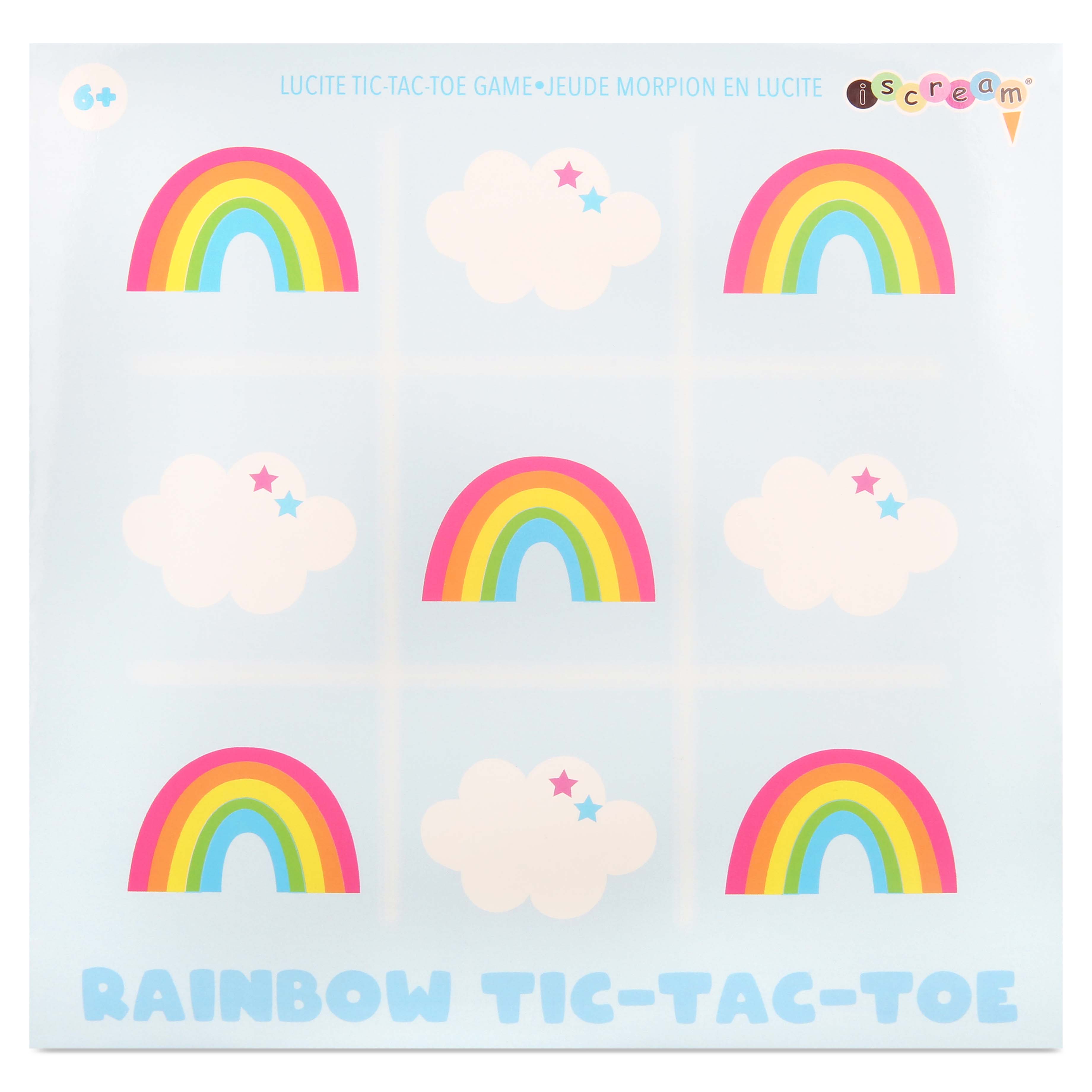 Picture of Rainbow Lucite Tic Tac Toe