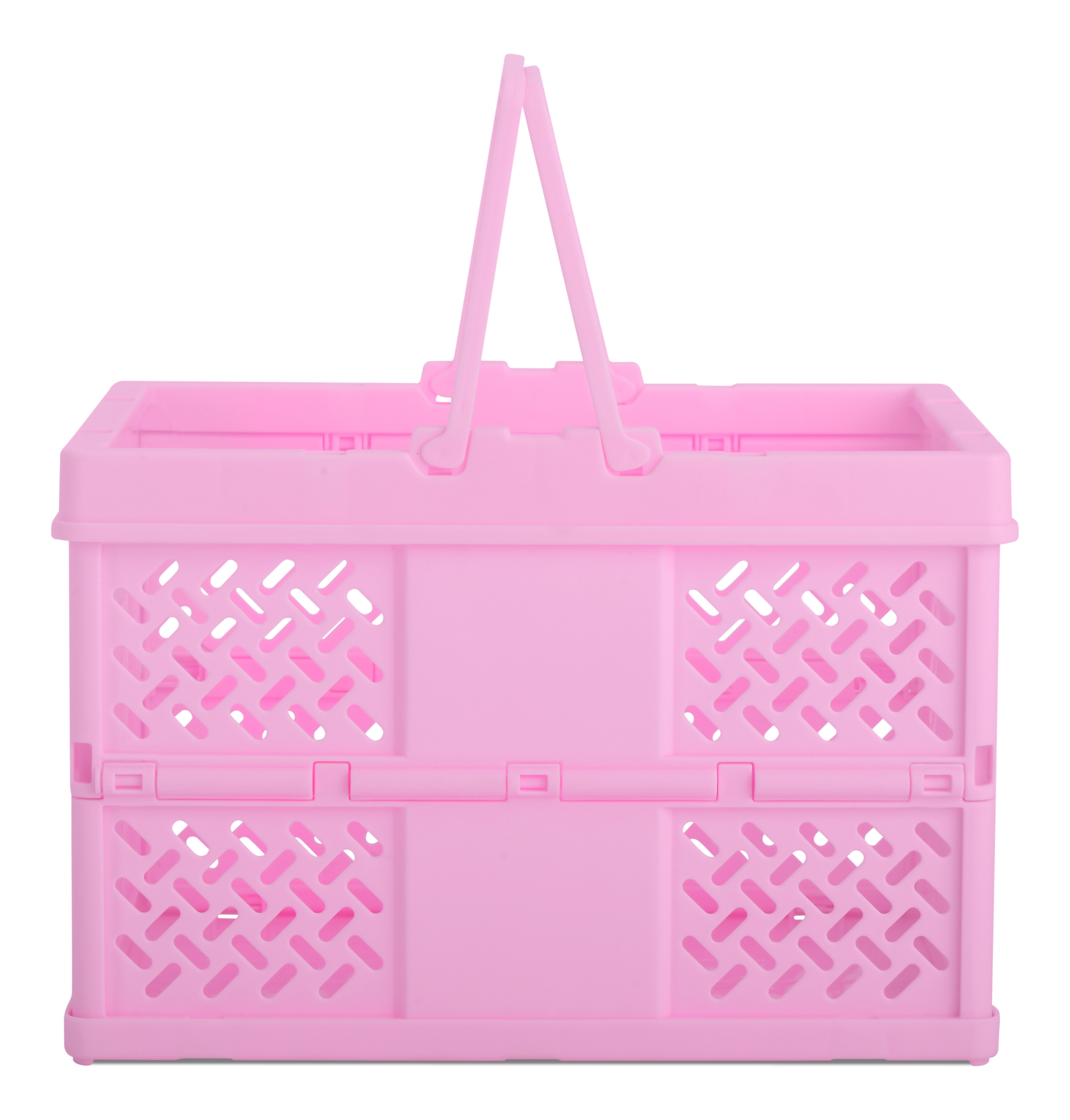 Picture of Small Pink Foldable Storage Crate