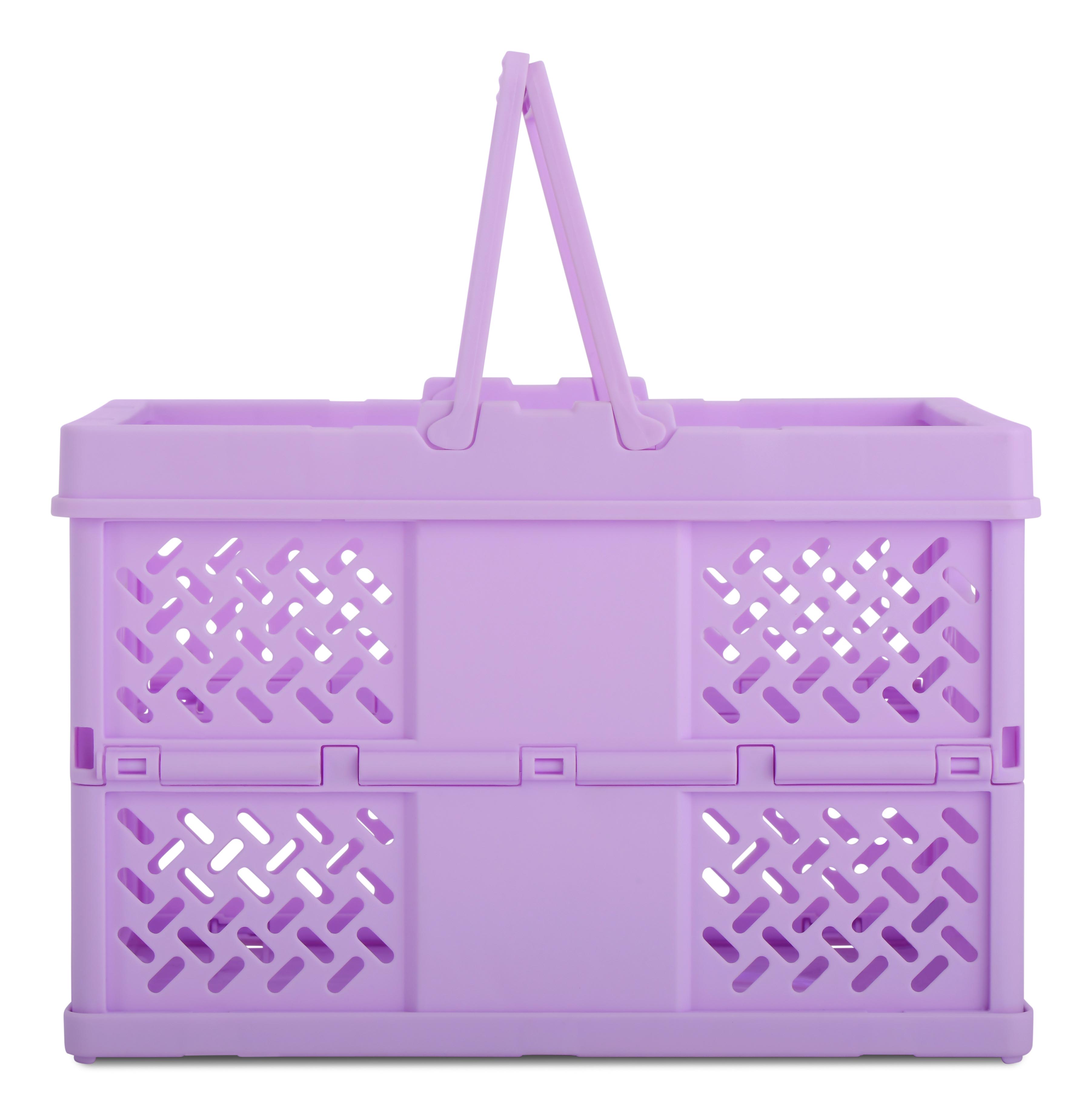 Picture of Small Lavender Foldable Storage Crate