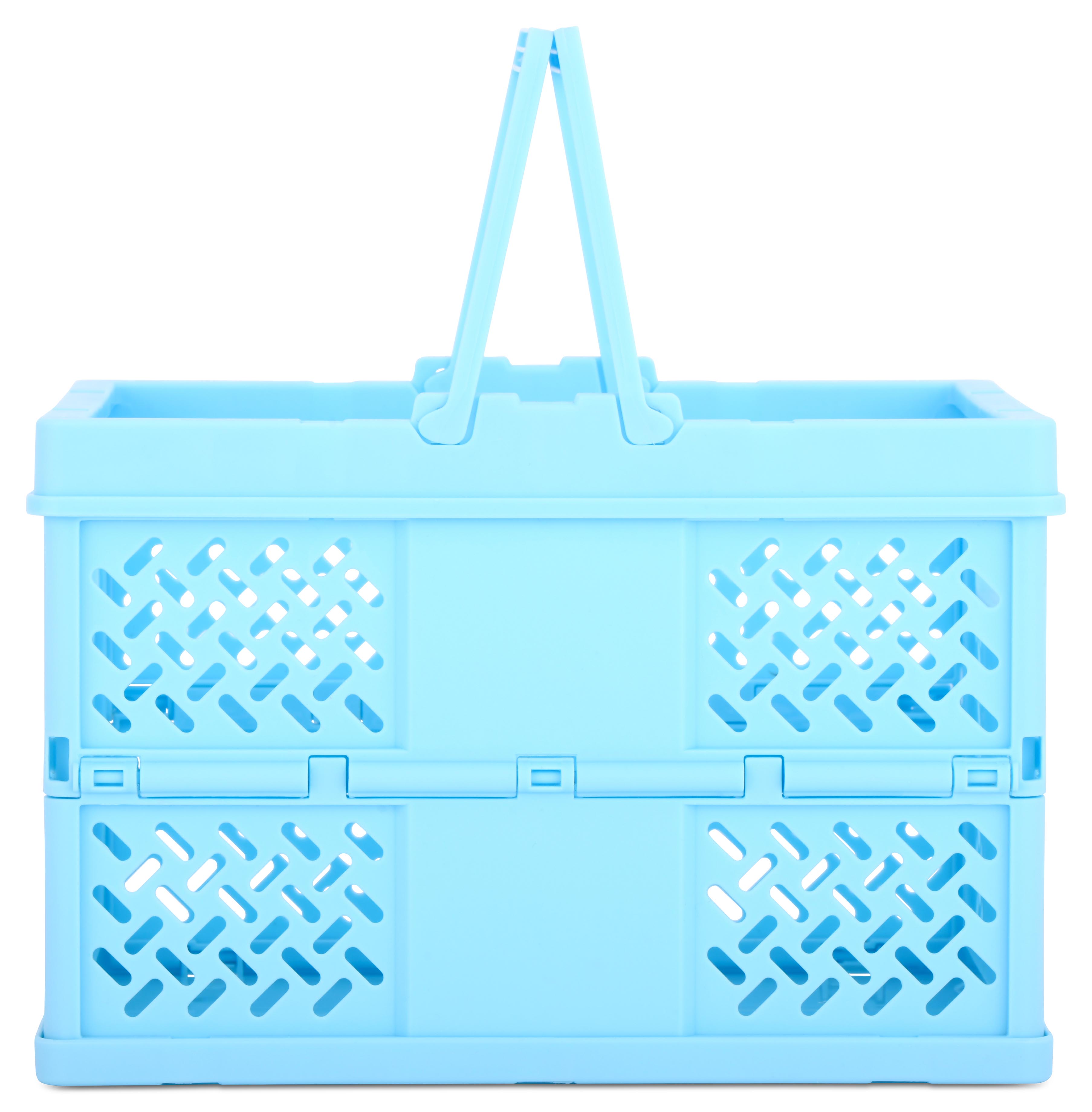 Picture of Small Blue Foldable Storage Crate