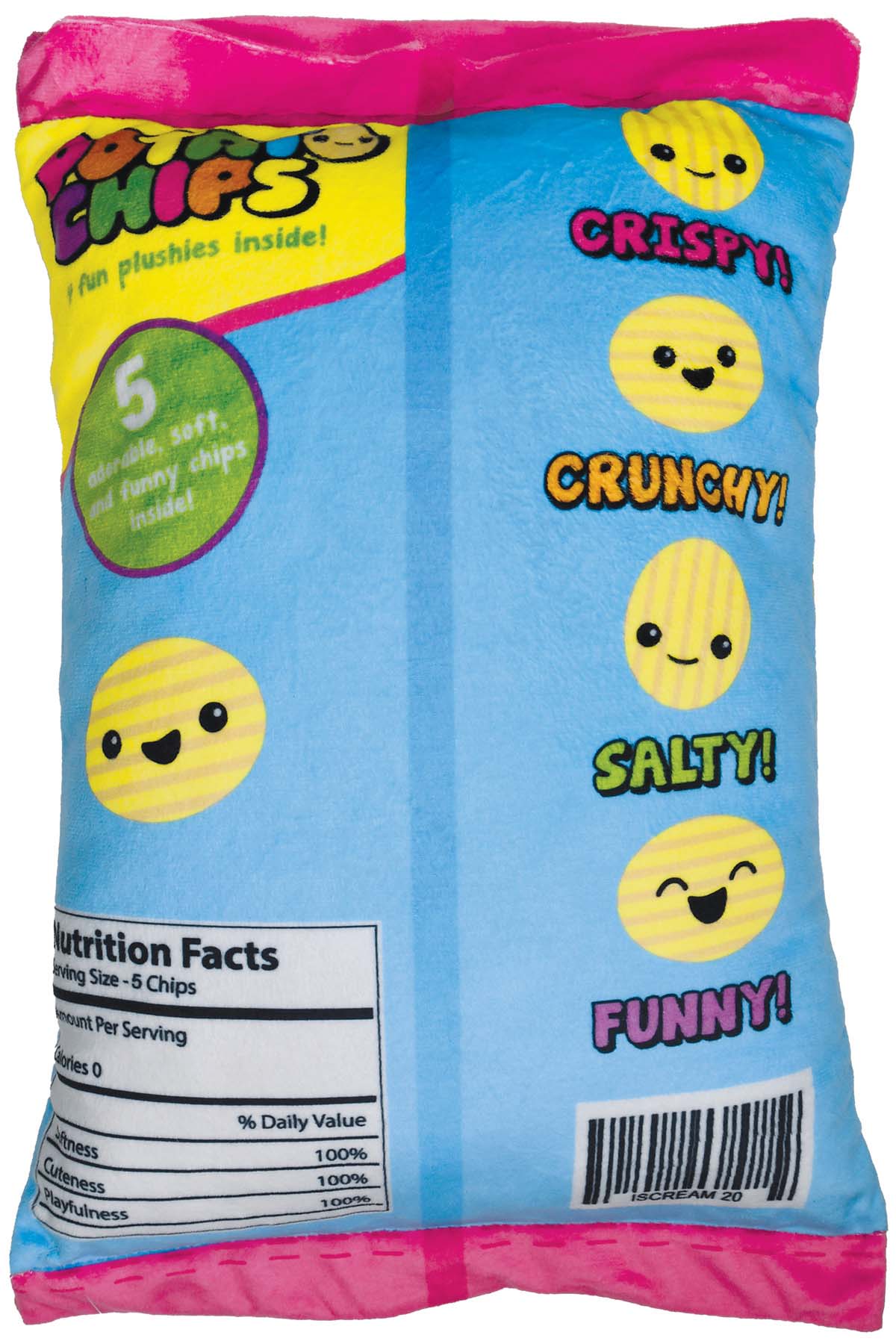 Picture of Potato Chips Packaging Fleece Plush