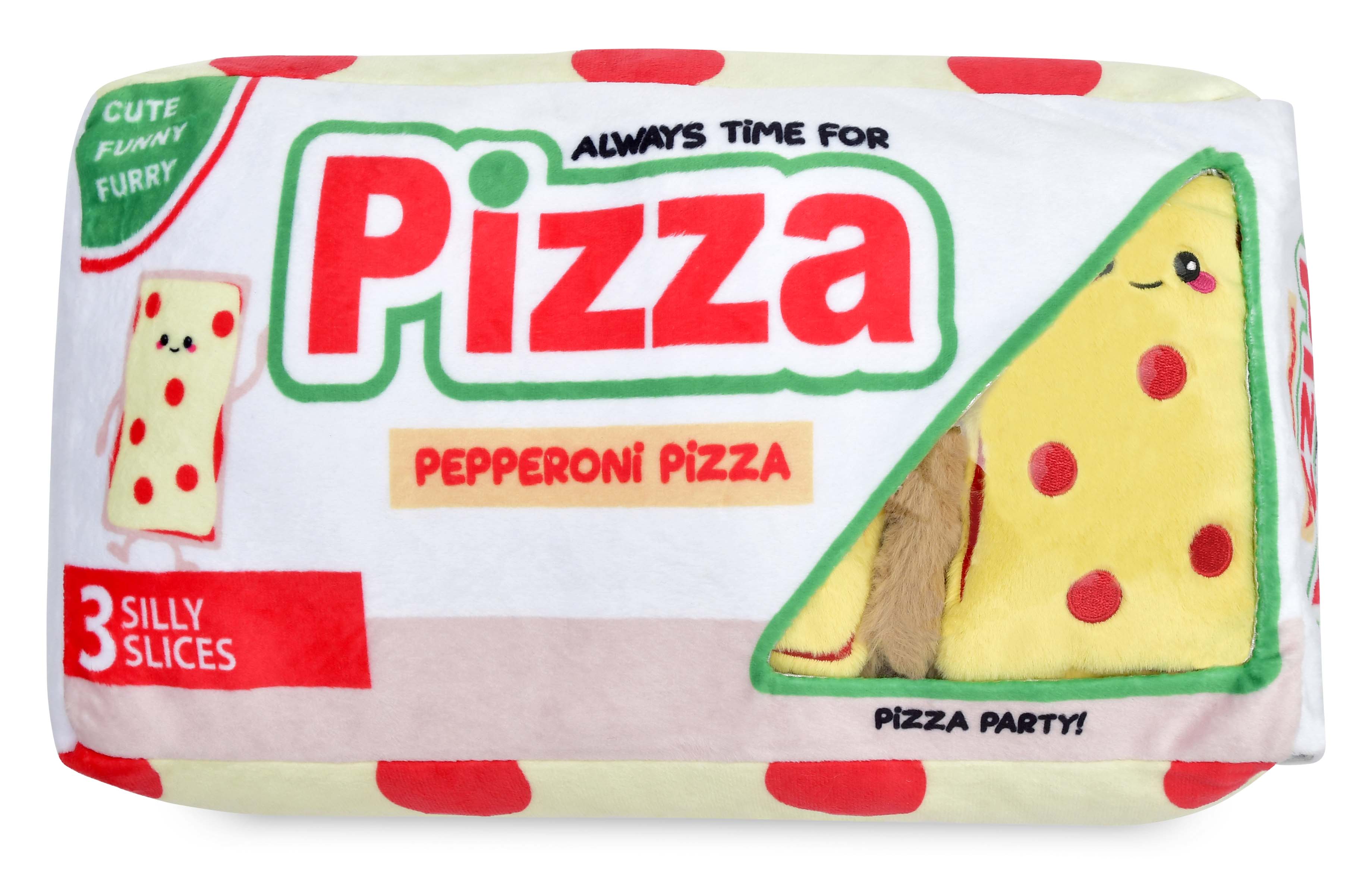 Picture of Pizza Party Packaging Fleece Plush