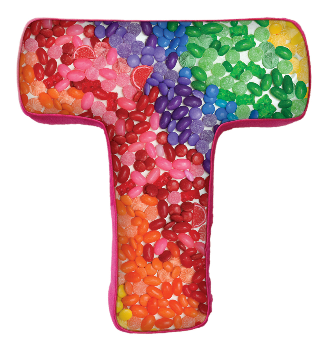 Picture of T Initial Microbead Pillow
