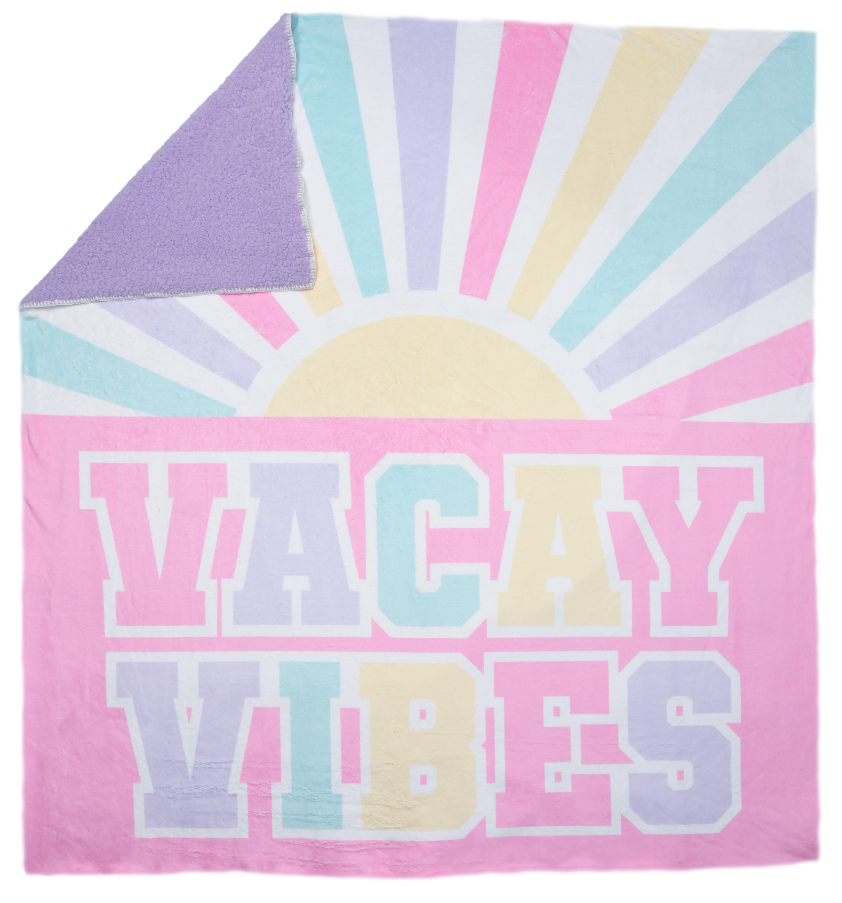 Picture of Vacay Vibes Sherpa Blanket