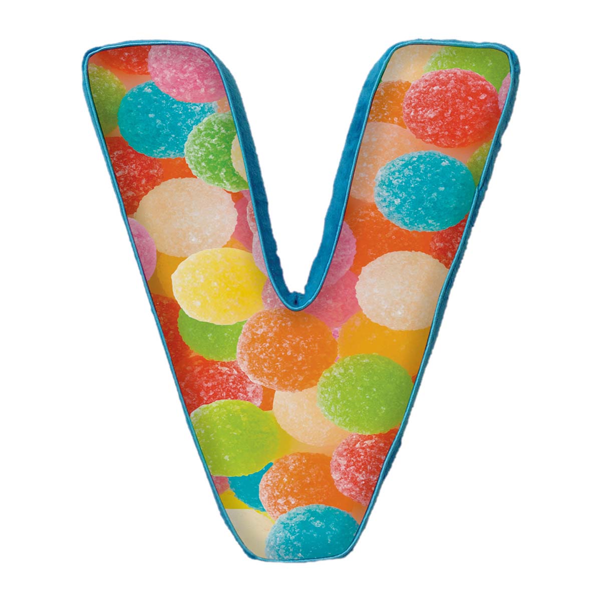 Picture of V Initial Microbead Pillow