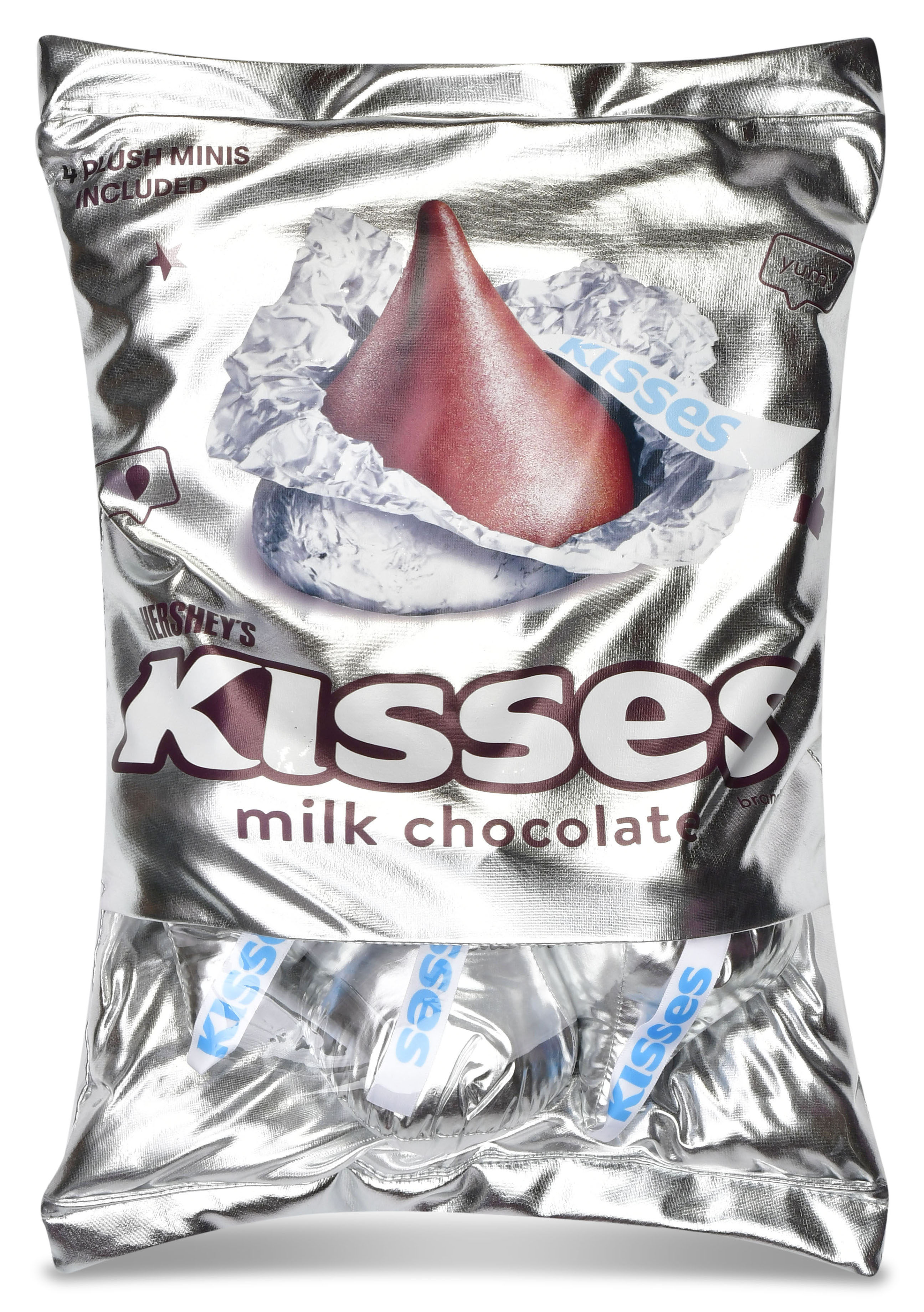Picture of Bag of Hershey's Kisses Packaging Fleece Plush