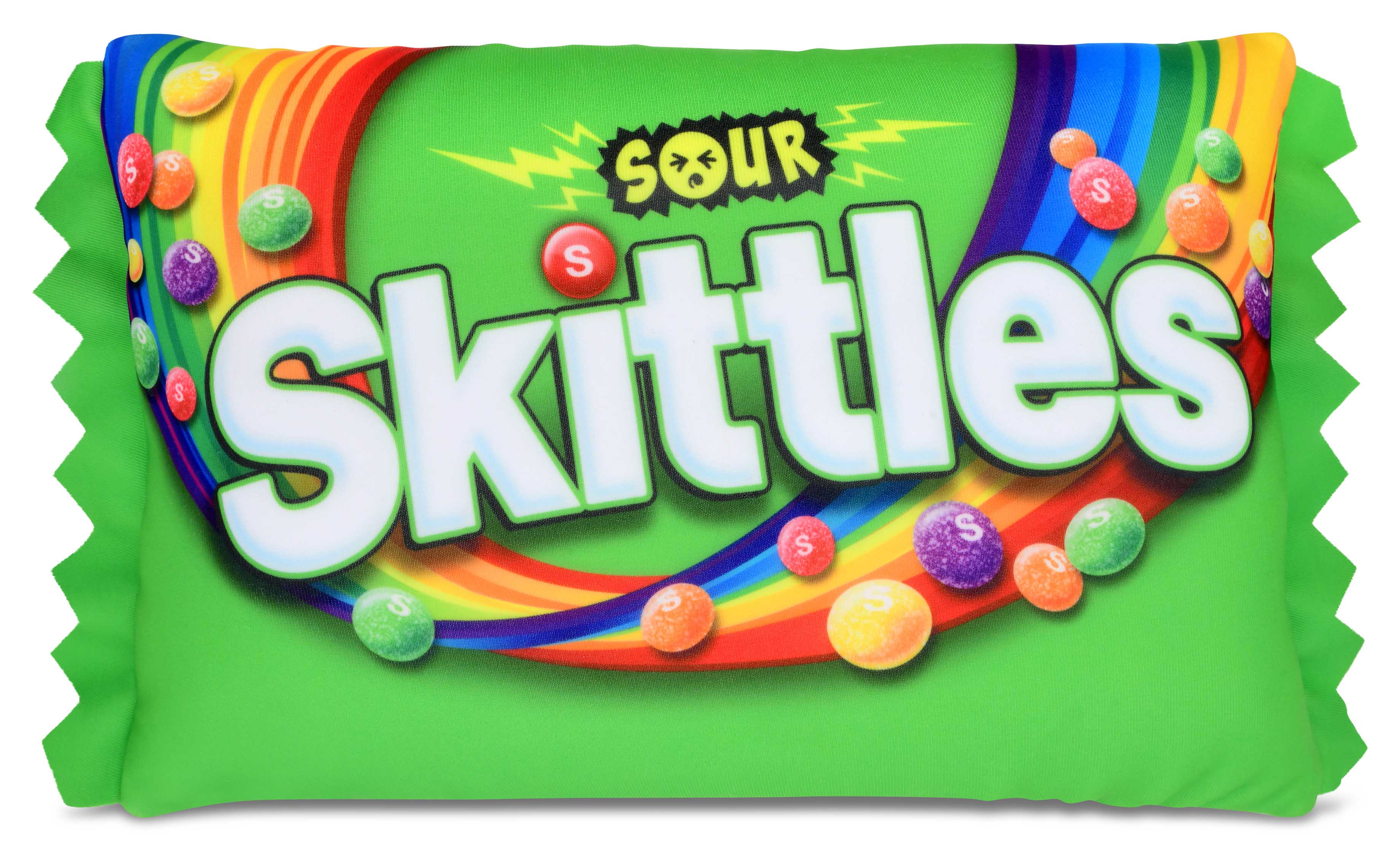 Picture of Sour Skittles Candy Microbead Plush