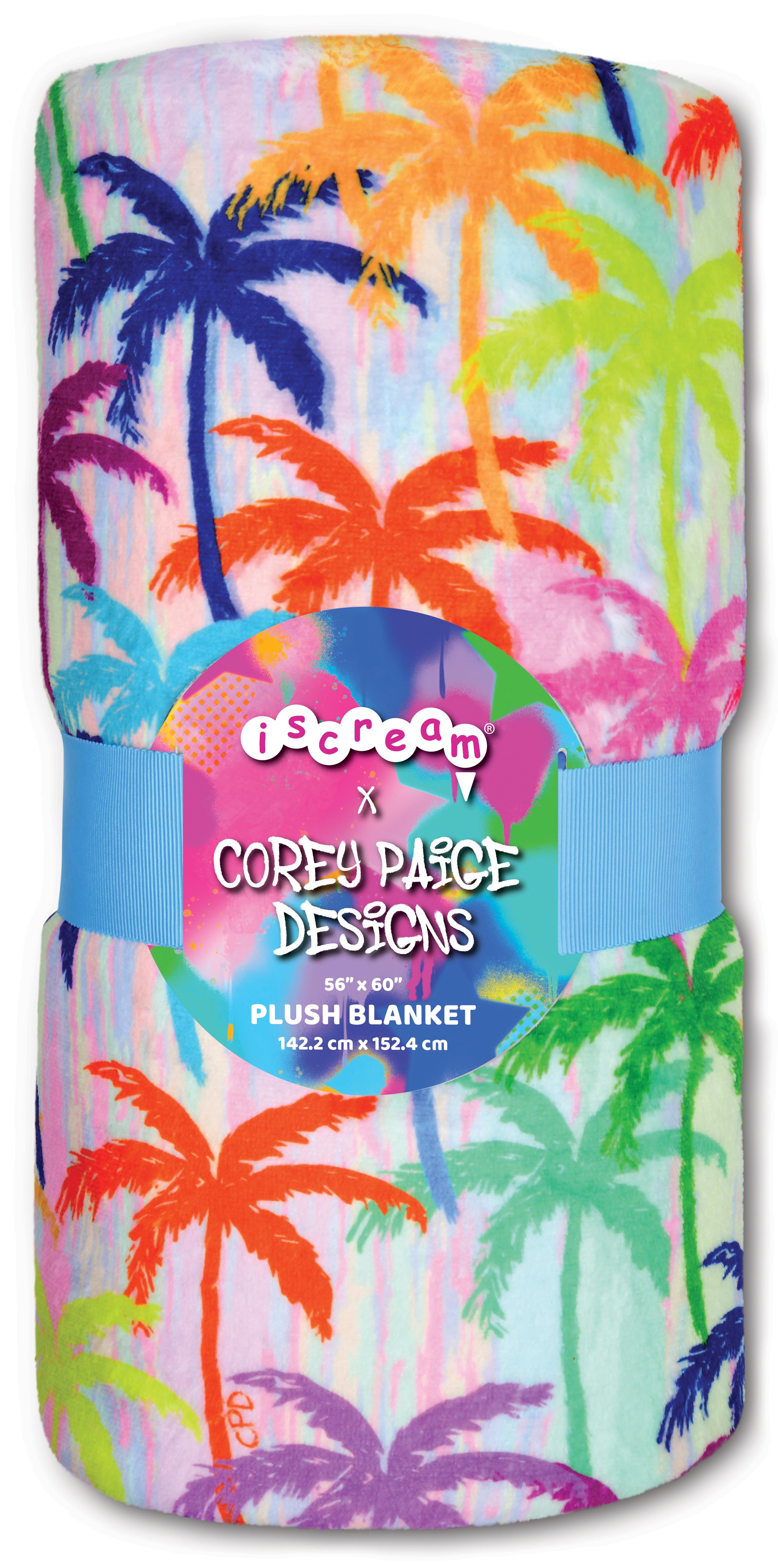 Picture of Corey Paige Palm Trees Plush Blanket
