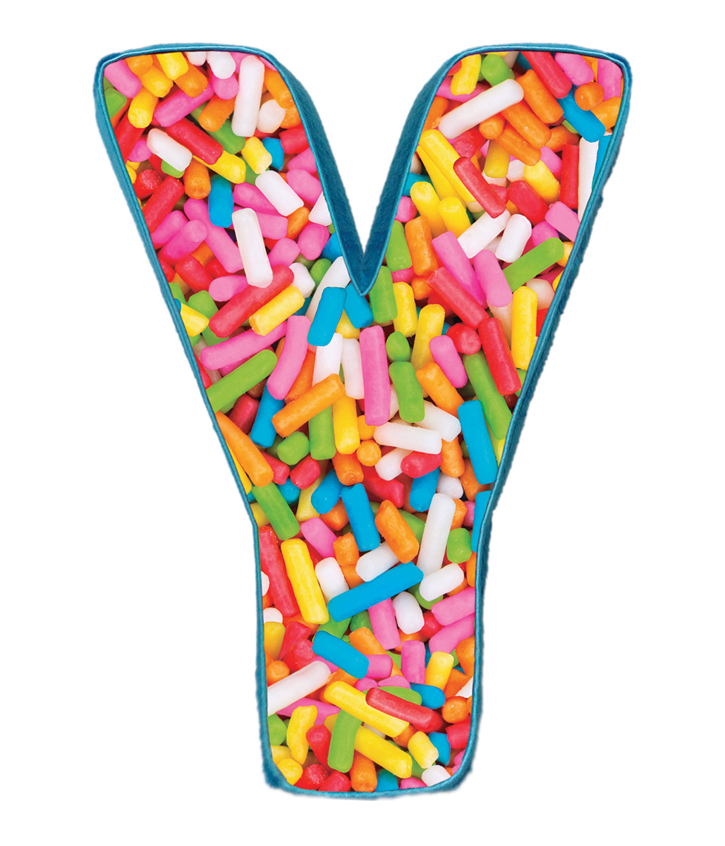 Picture of Y Initial Microbead Pillow