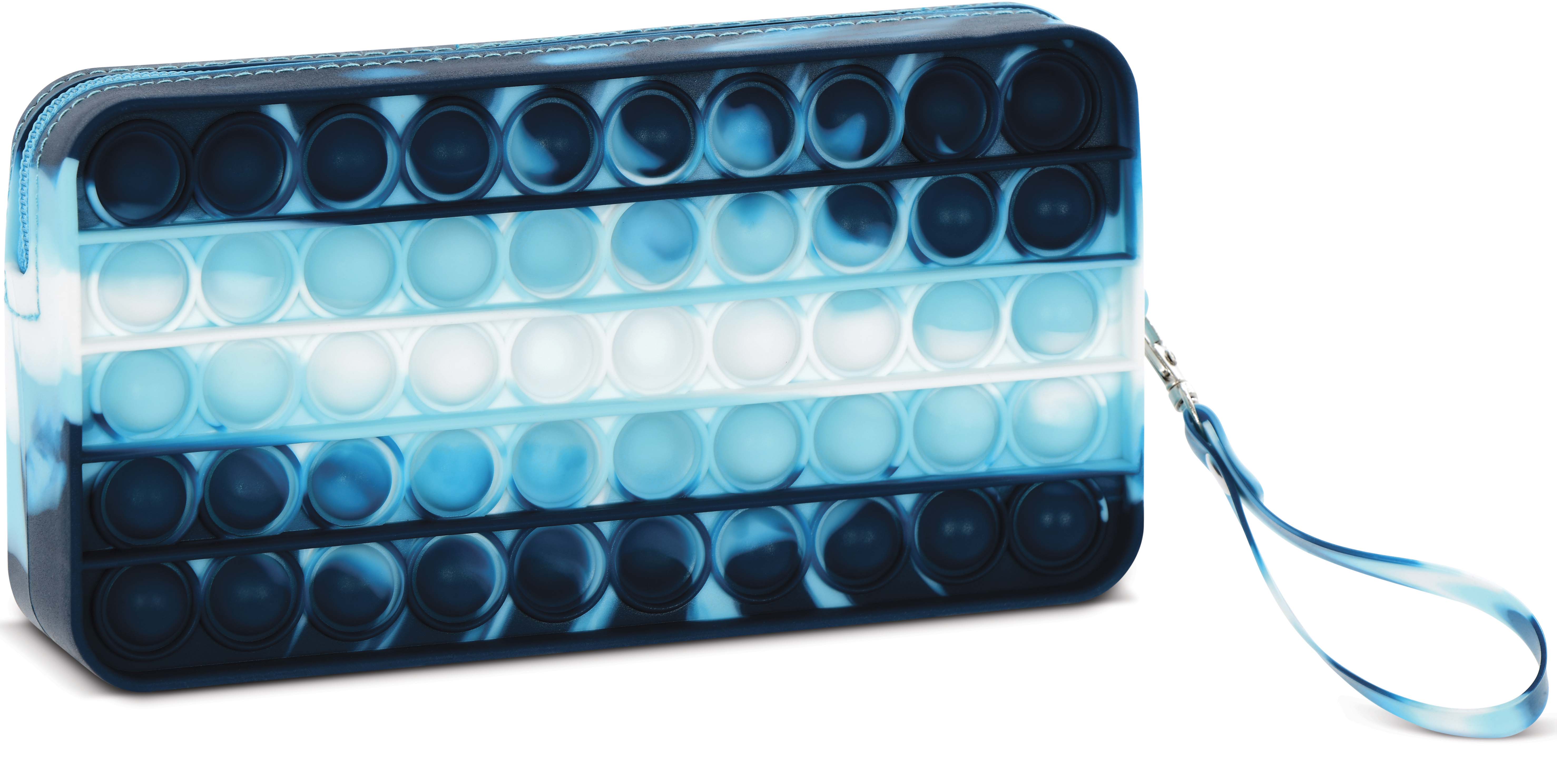 Picture of Blue Tie Dye Popper Pencil Case
