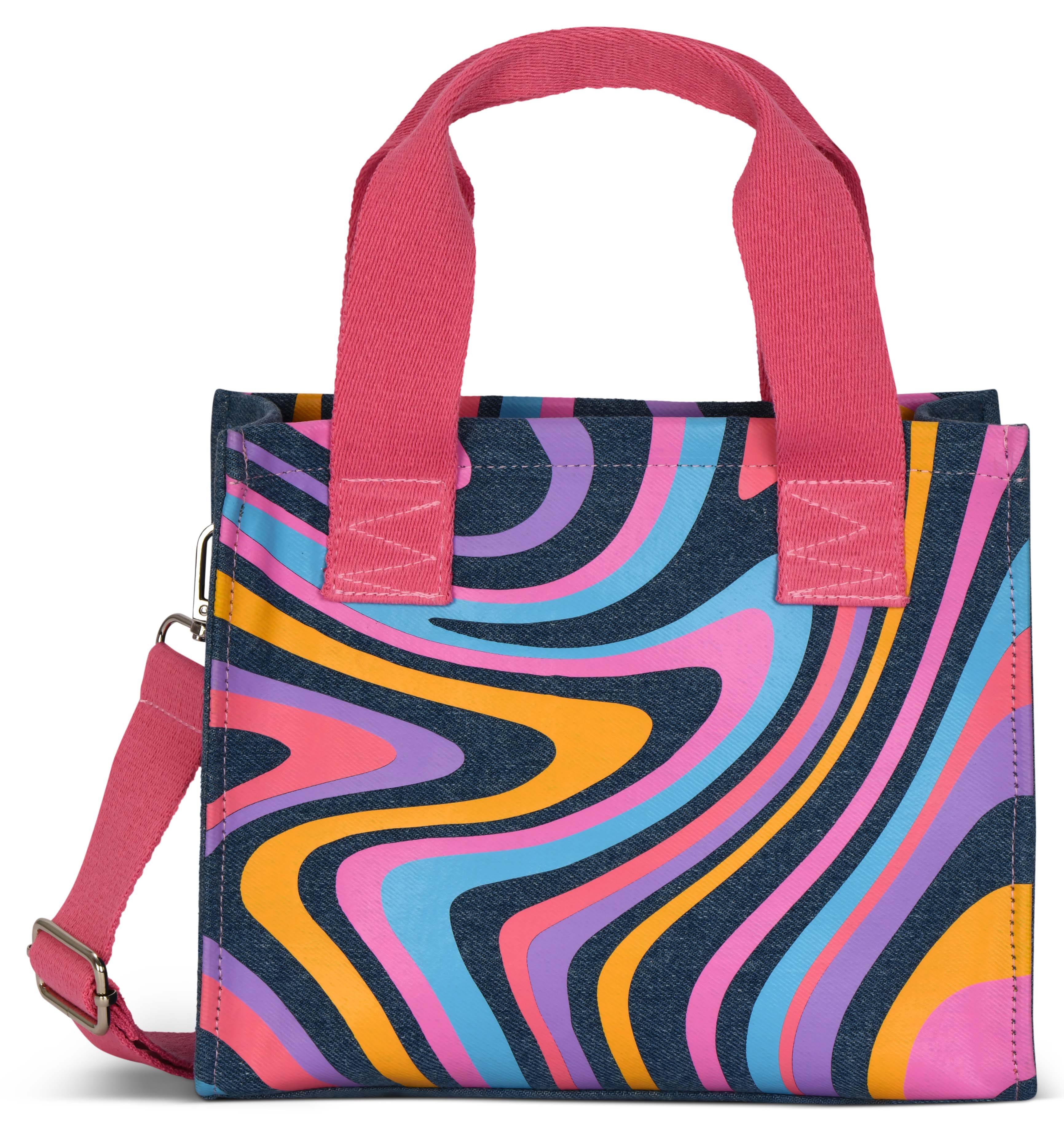 Picture of Color Swirl Denim Crossbody Bag