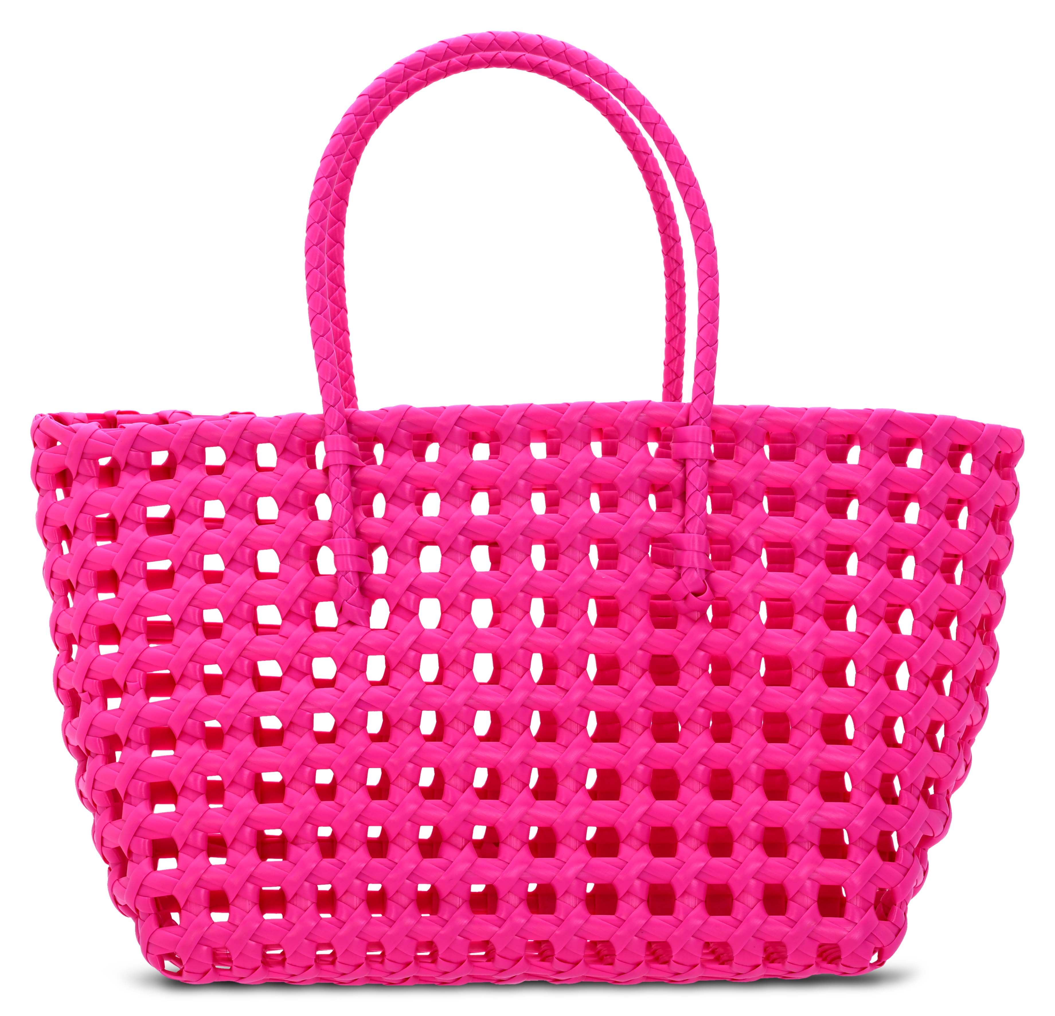 Picture of Small Pink Woven Tote