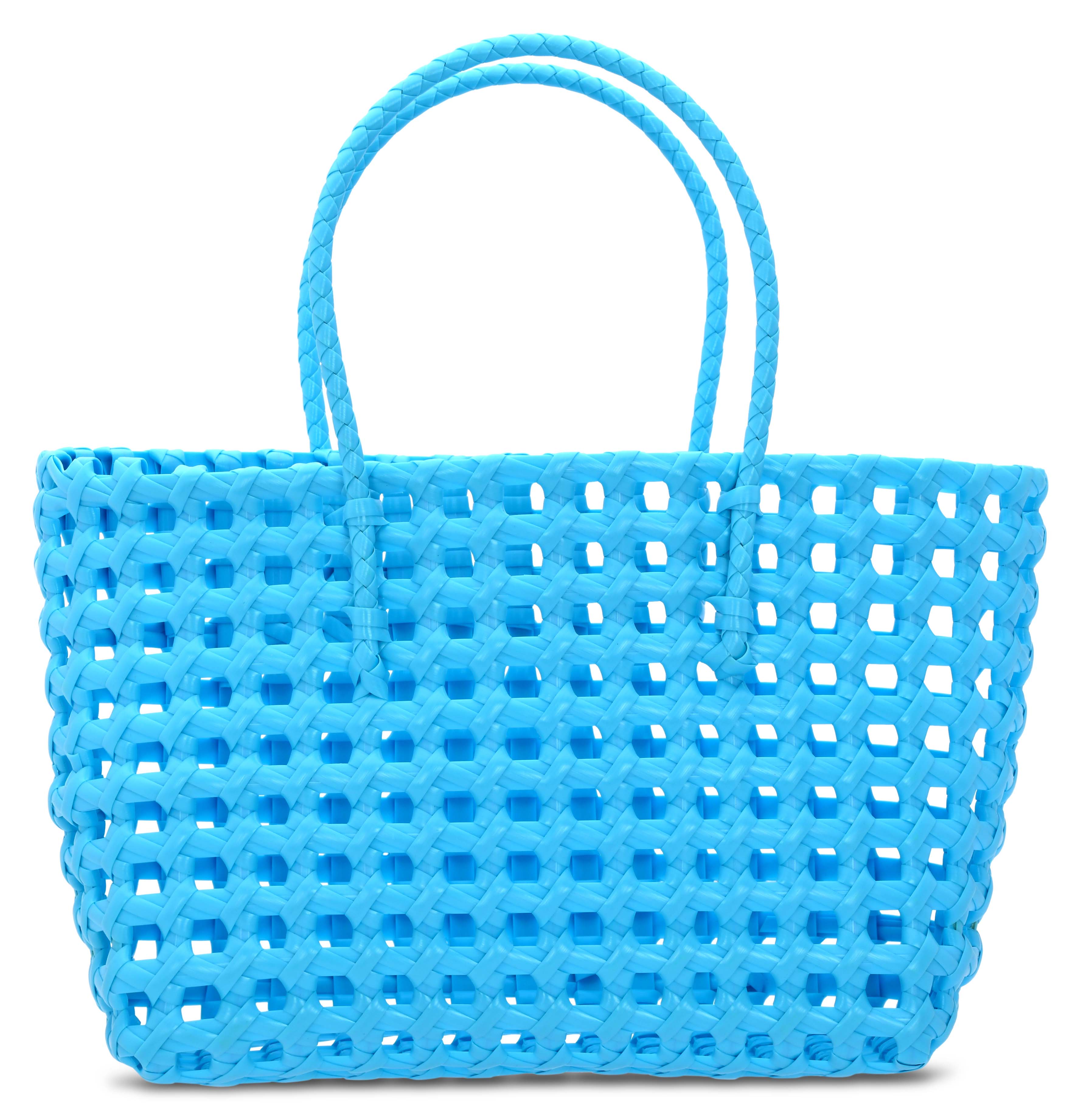 Picture of Small Blue Woven Tote