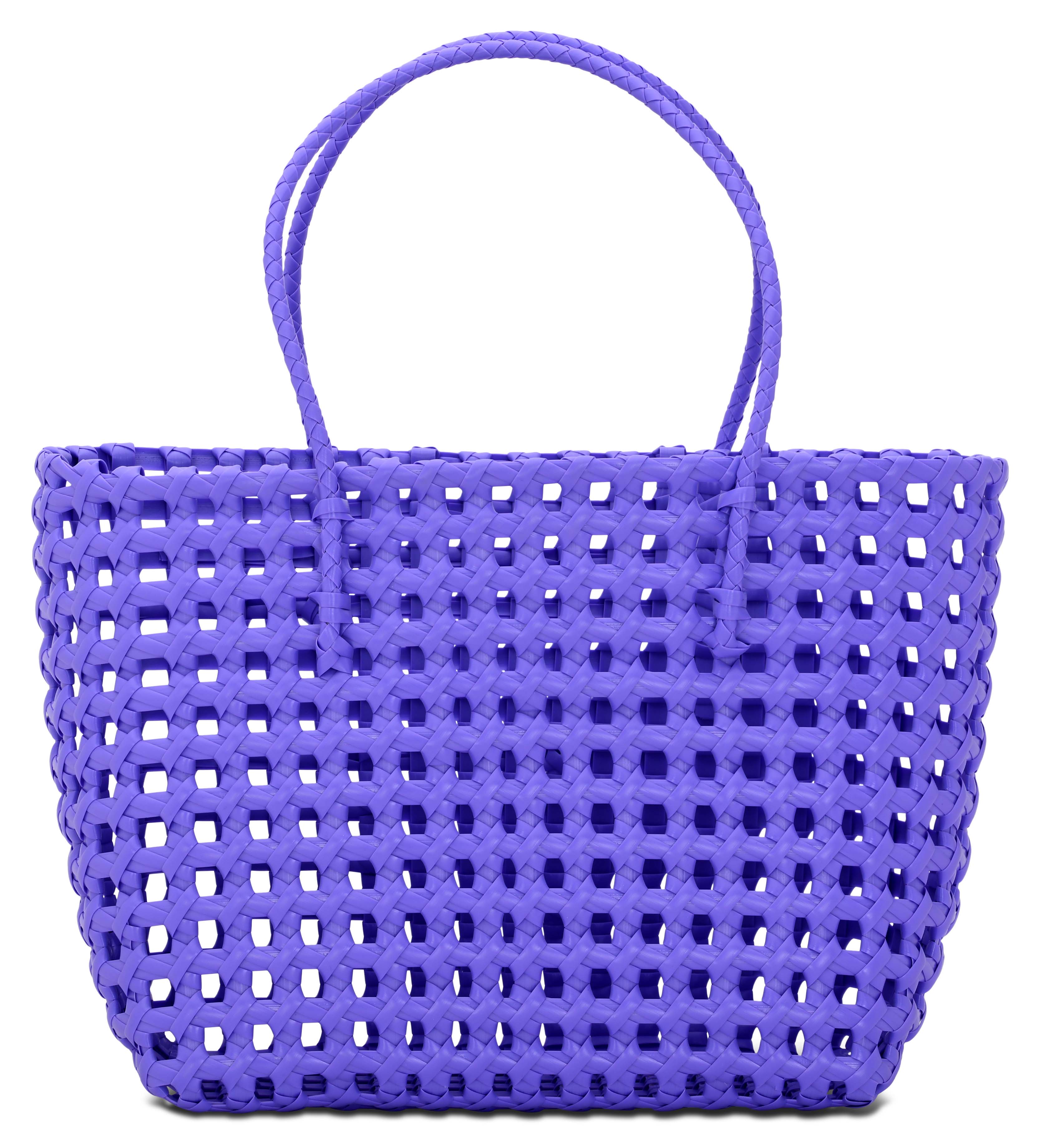 Picture of Large Purple Woven Tote