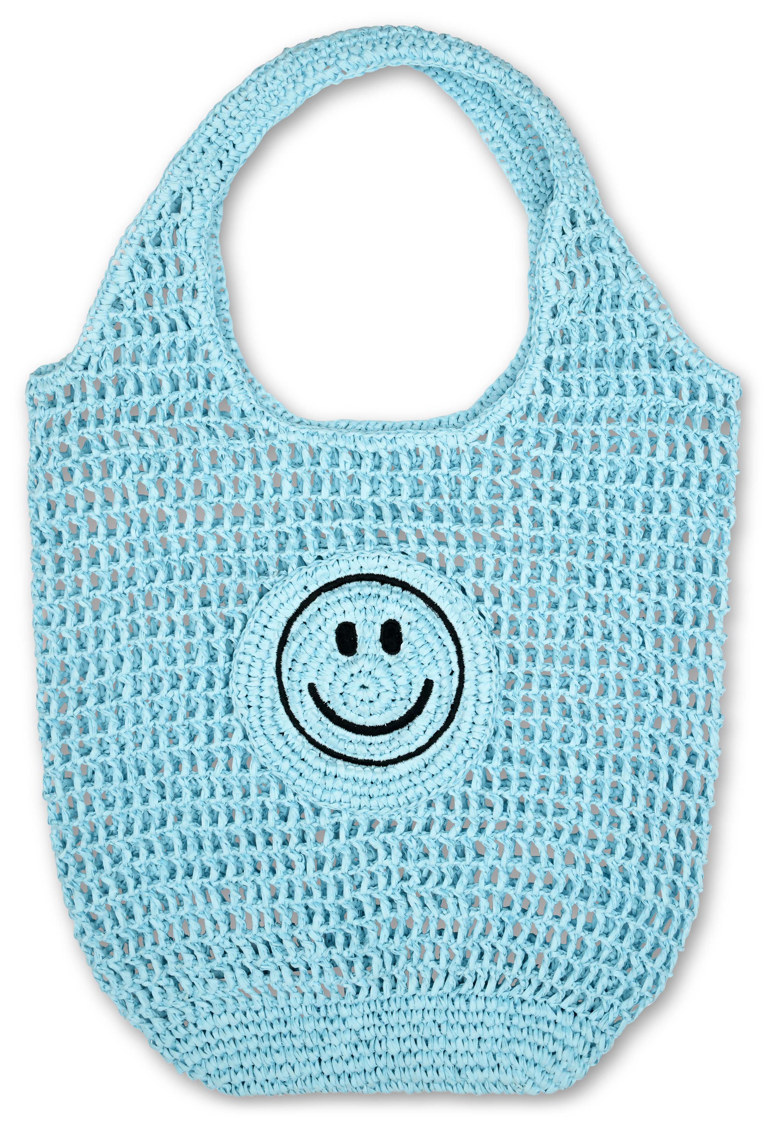 Picture of Blue Straw Bag