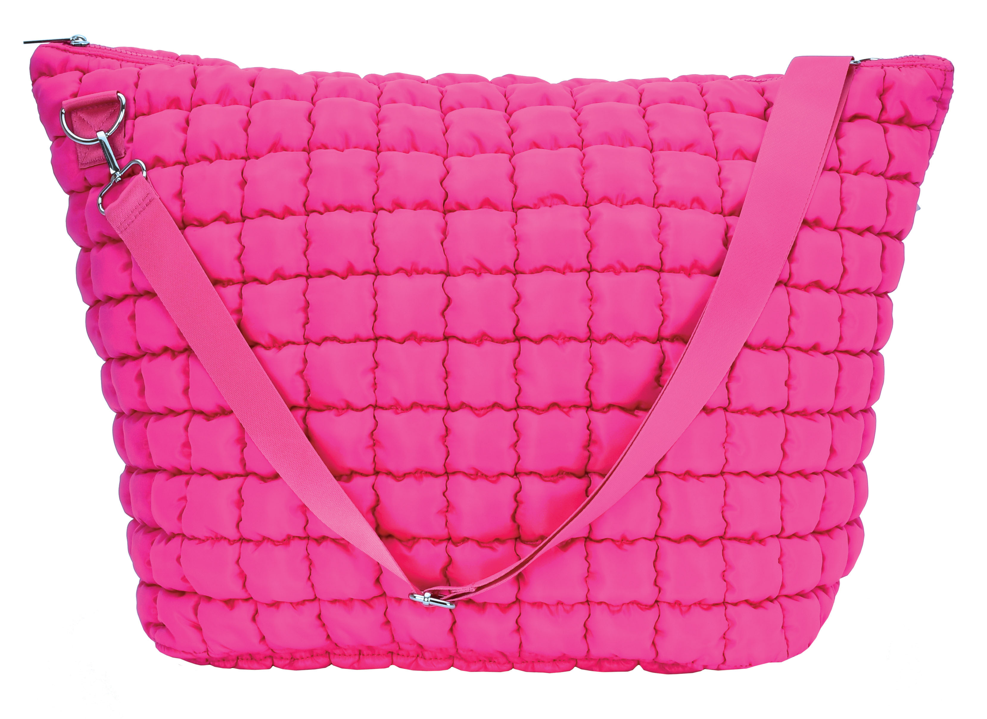 Picture of Pretty Pink Puffy Weekender Bag