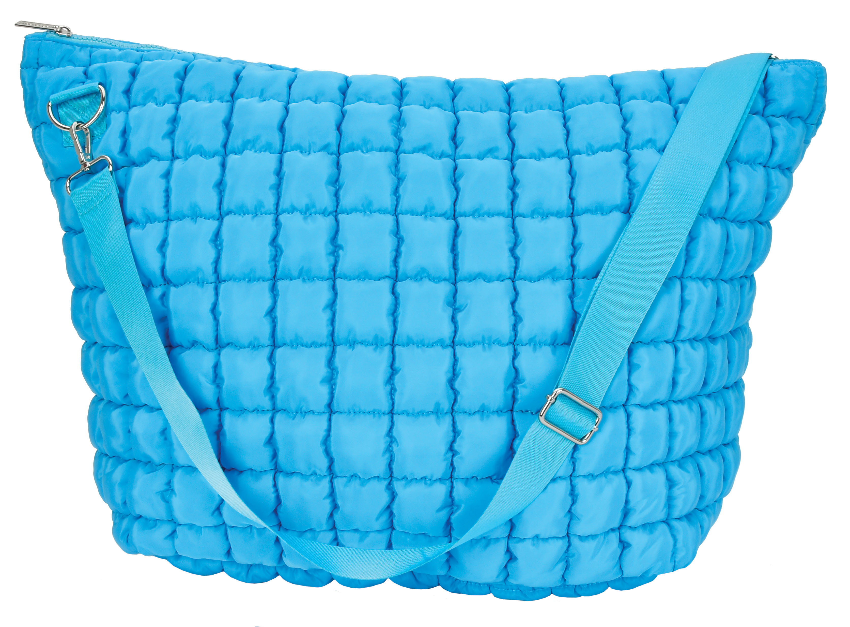 Picture of Bright Blue Puffy Weekender Bag