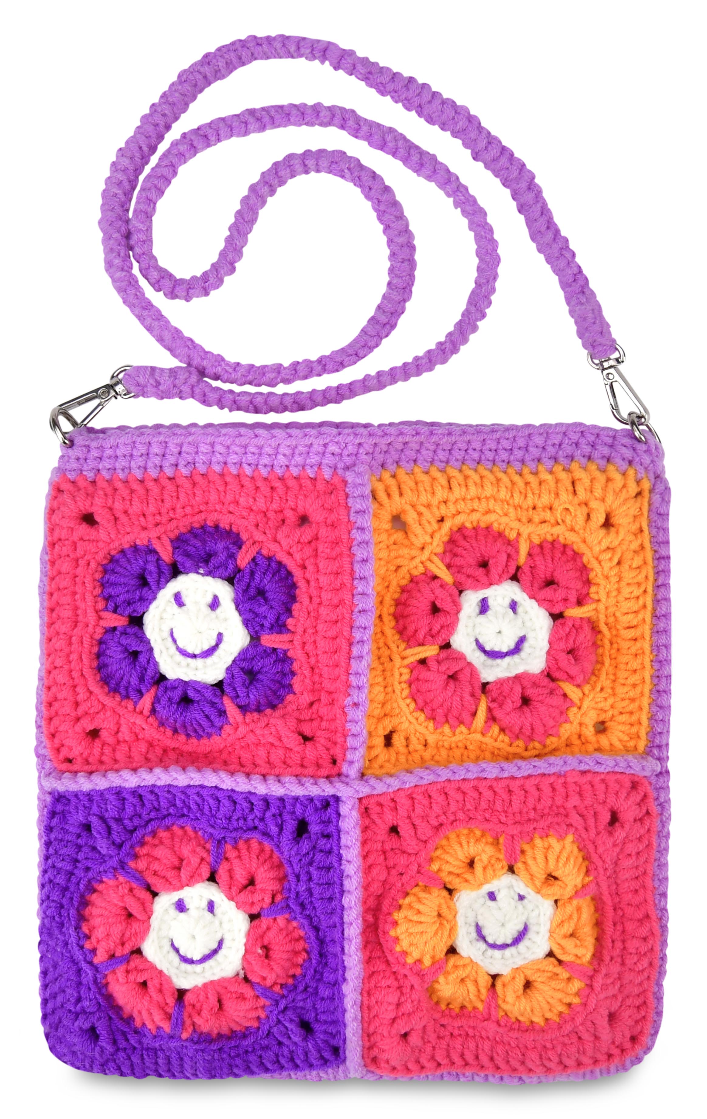 Picture of Groovy Smiles Crochet Bag