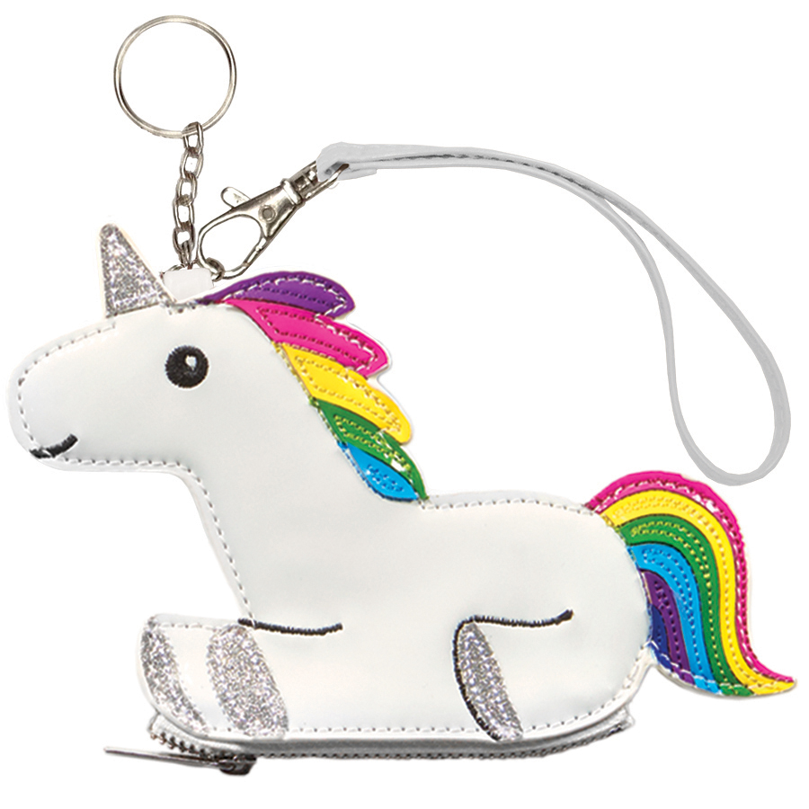Picture of Rainbow Unicorn Purse Key Chain
