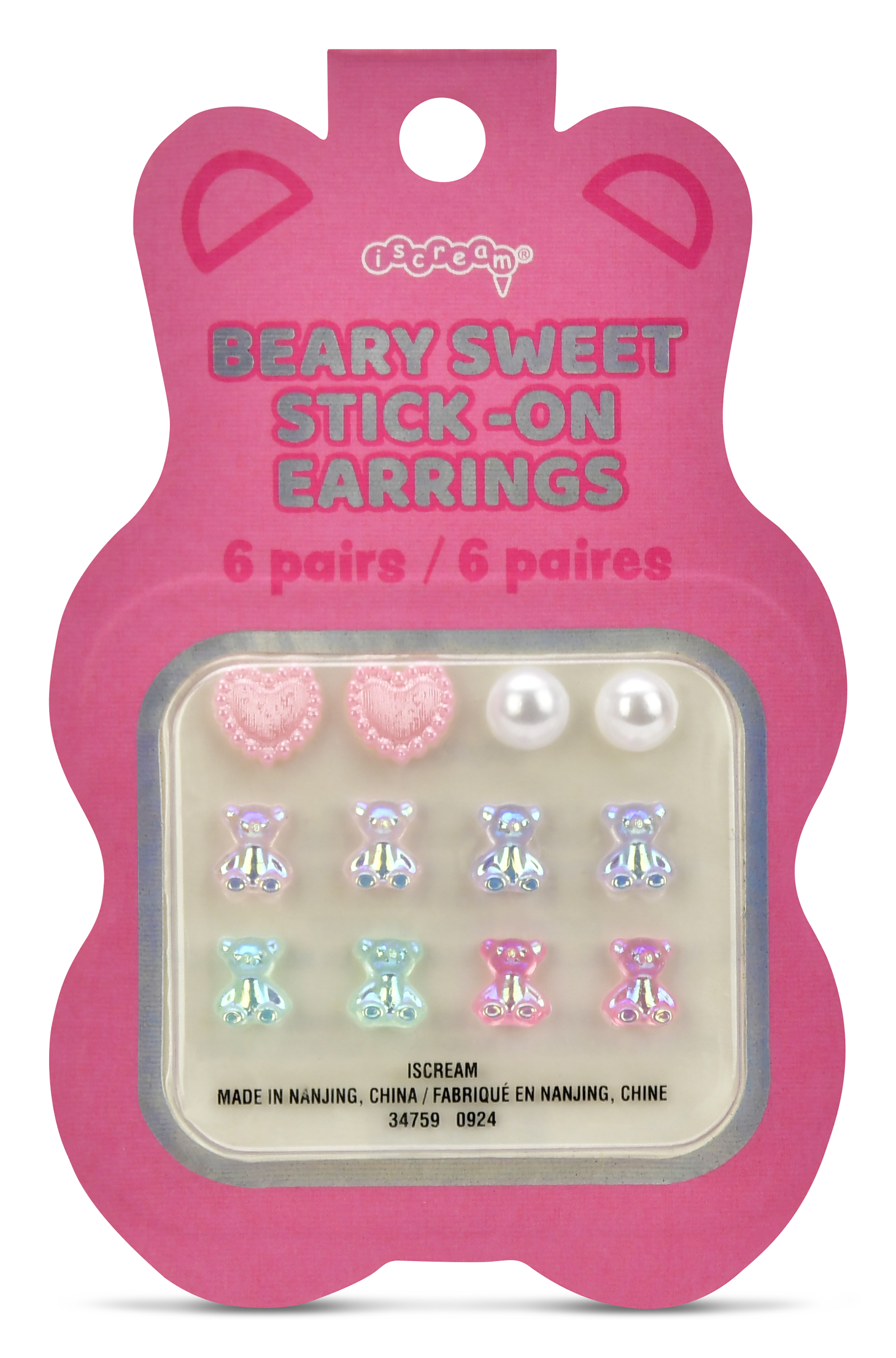 Picture of Beary Sweet Stick On Earrings