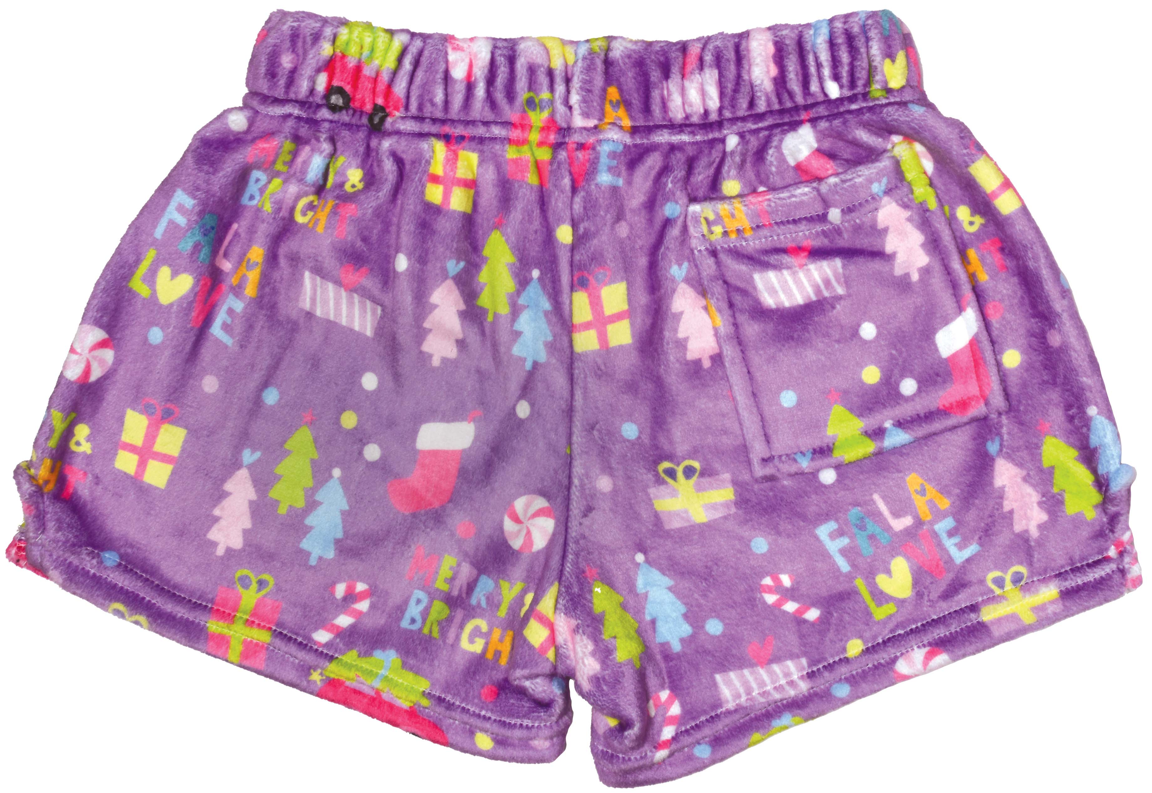 Picture of Fa La Love Plush Shorts (X-Small -(4-6))