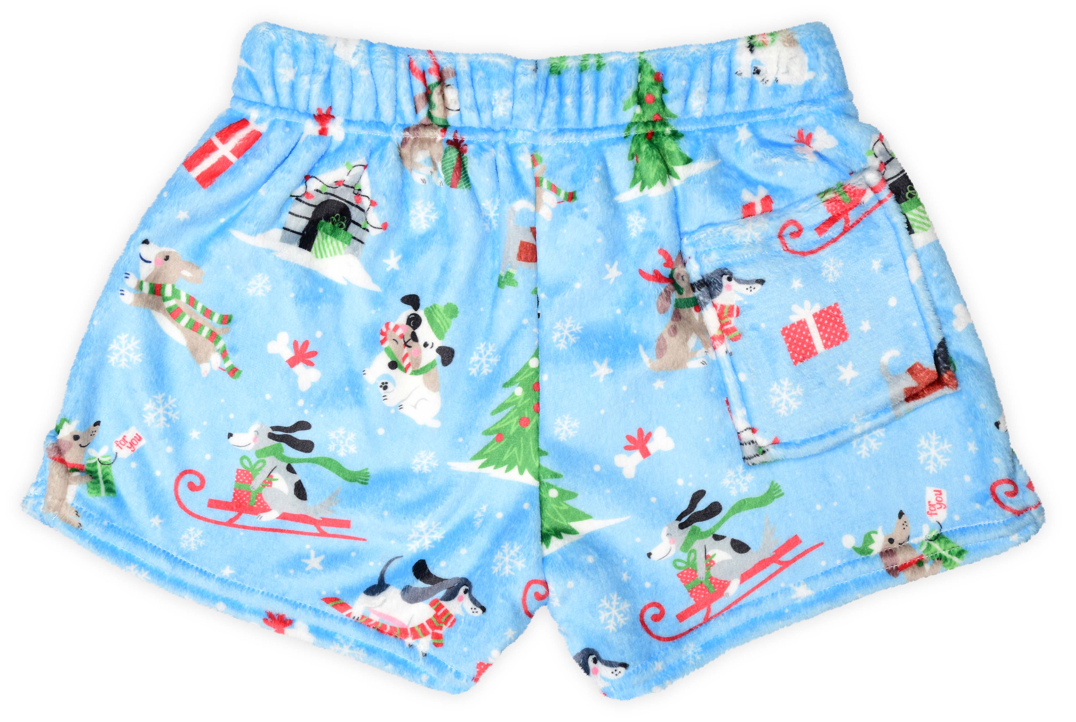 Picture of Snow Dogs Plush Shorts (X-Small -(4-6))