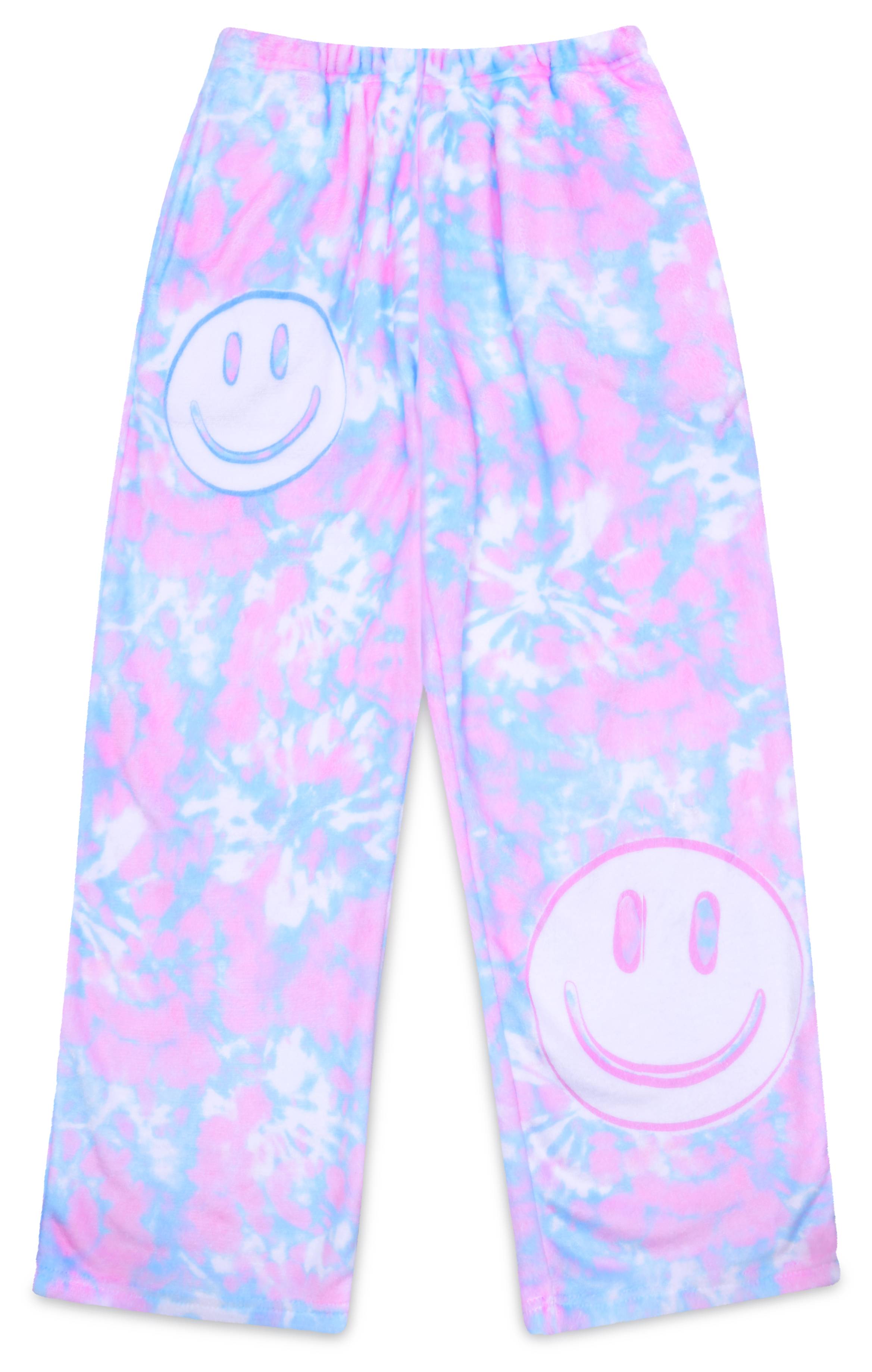 Picture of Tie Dye Smile Plush Pants (Youth Large (14))