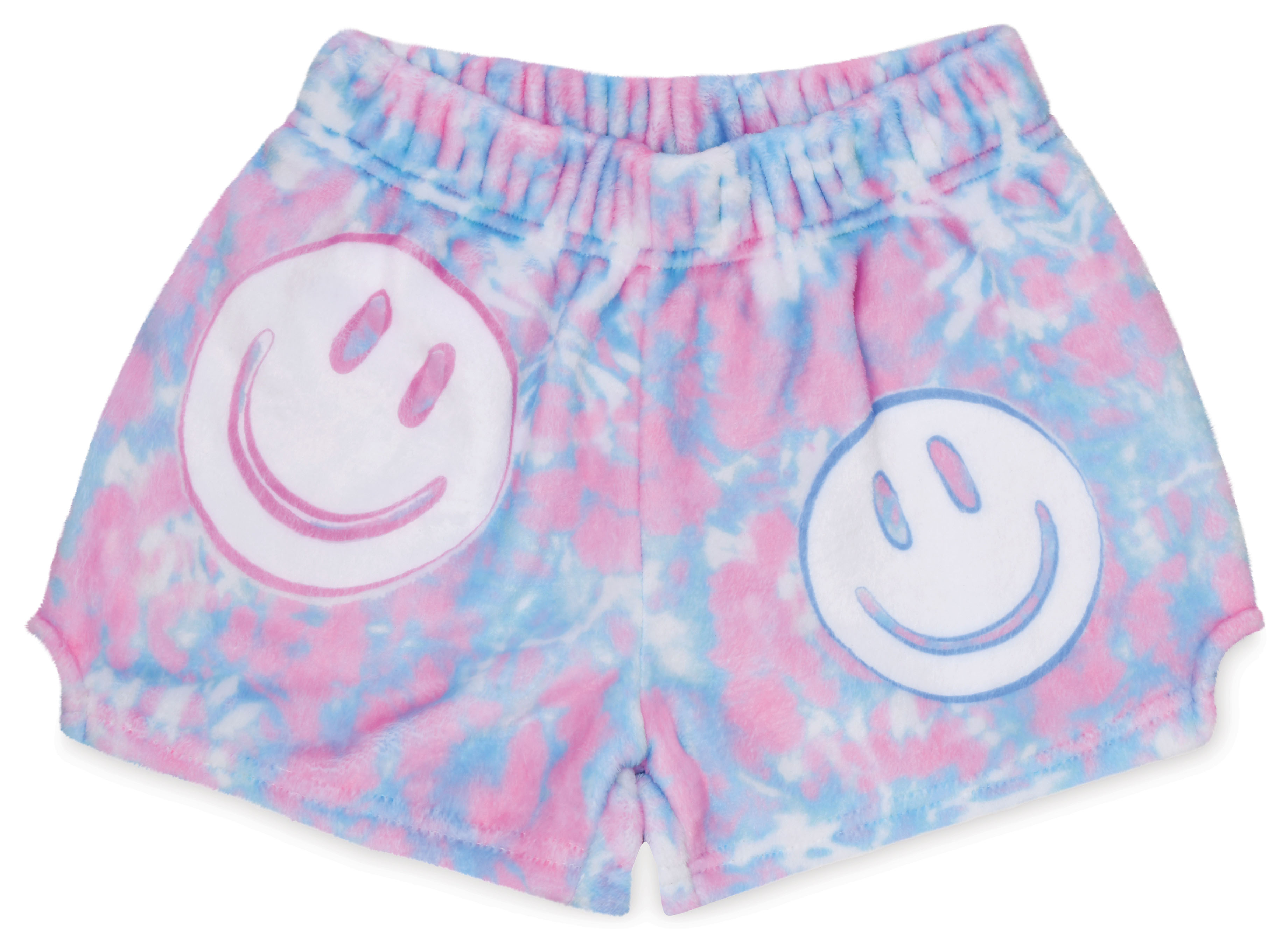 Picture of Tie Dye Smile Plush Shorts (Medium (10-12))