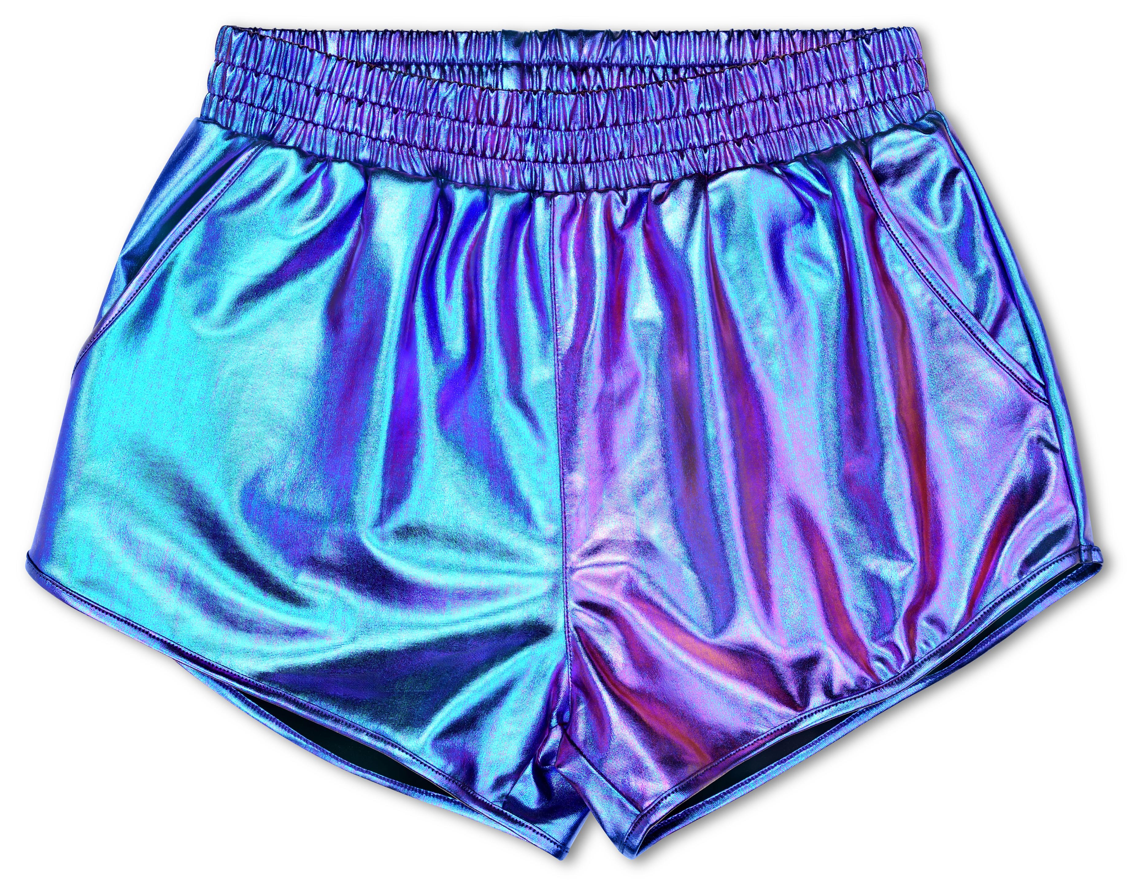 Picture of Iridescent Metallic Shorts (Large -(14))