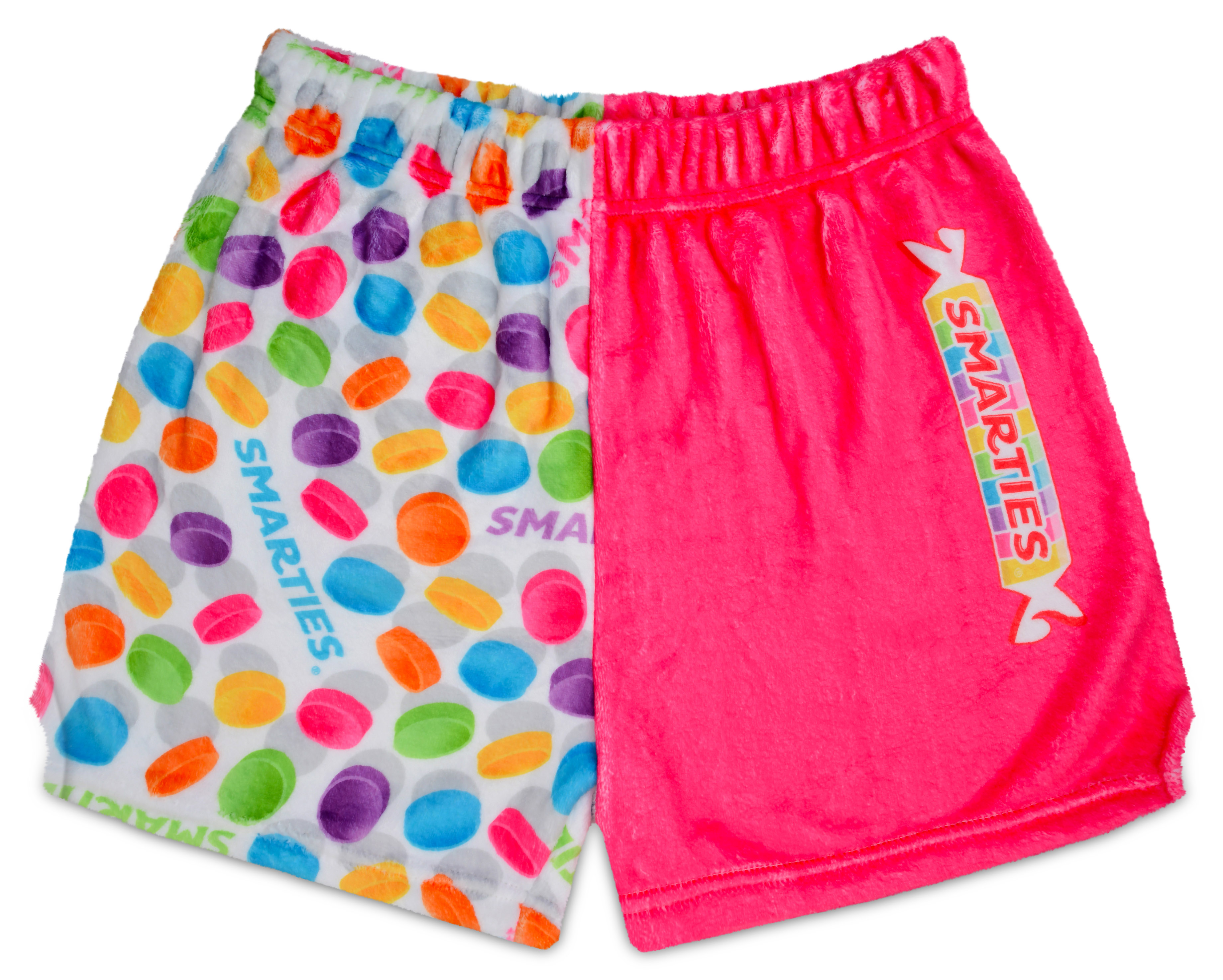 Picture of Smarties Pink Plush Shorts (Medium (10-12))