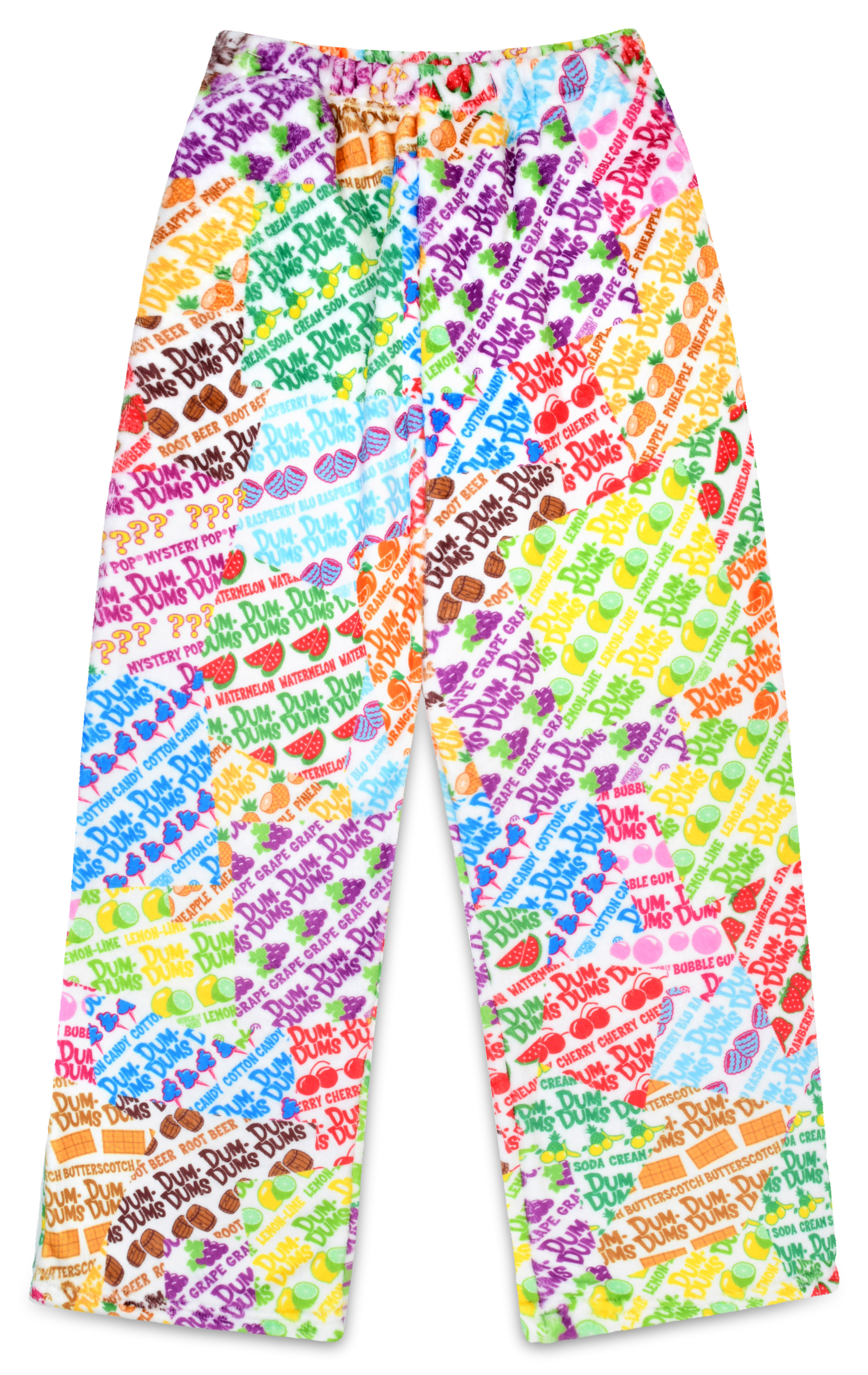Picture of Dum-Dums Wrapper Plush Pants (Adult Medium (8-10))