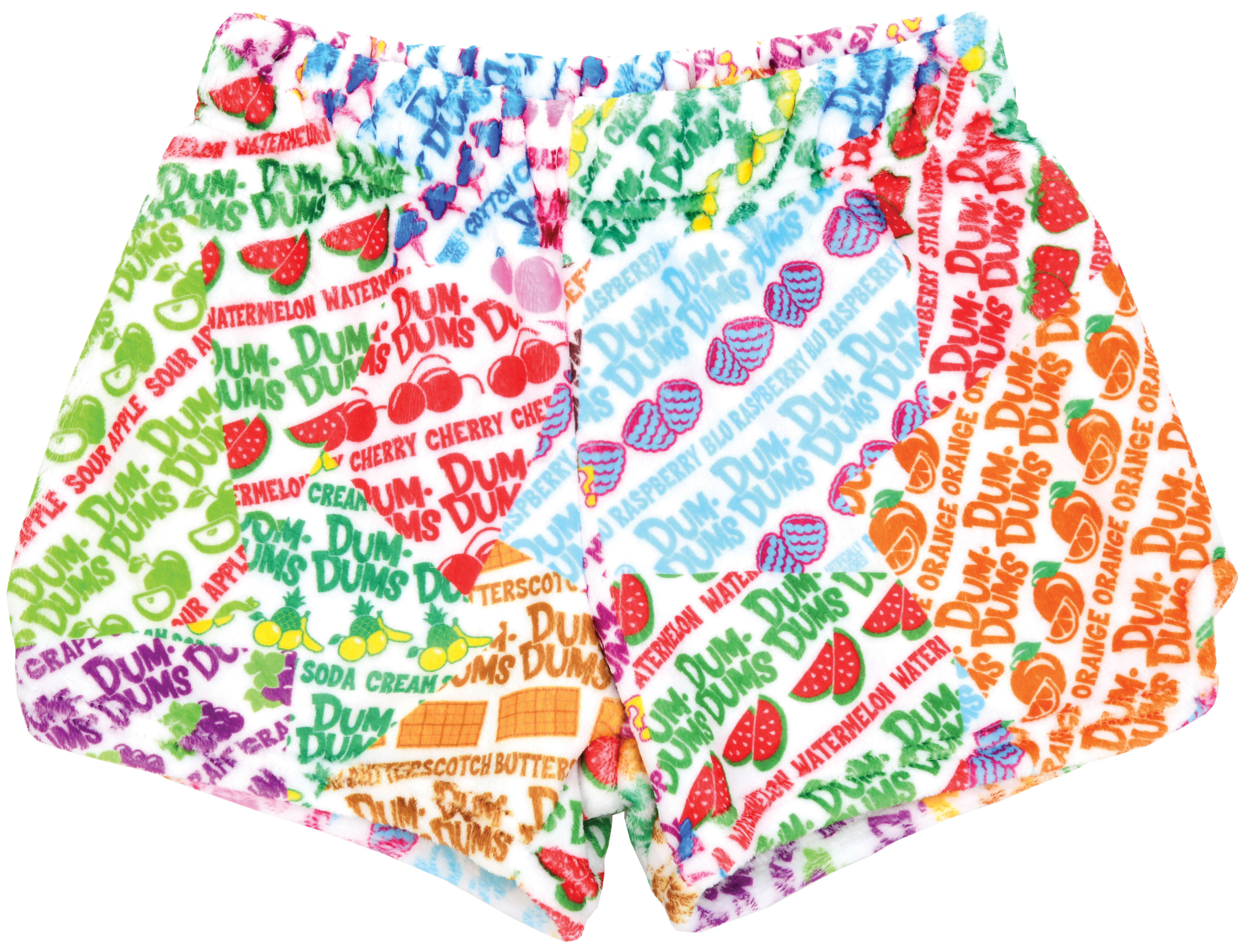 Picture of Dum-Dums Wrapper Plush Shorts (Medium (10-12))