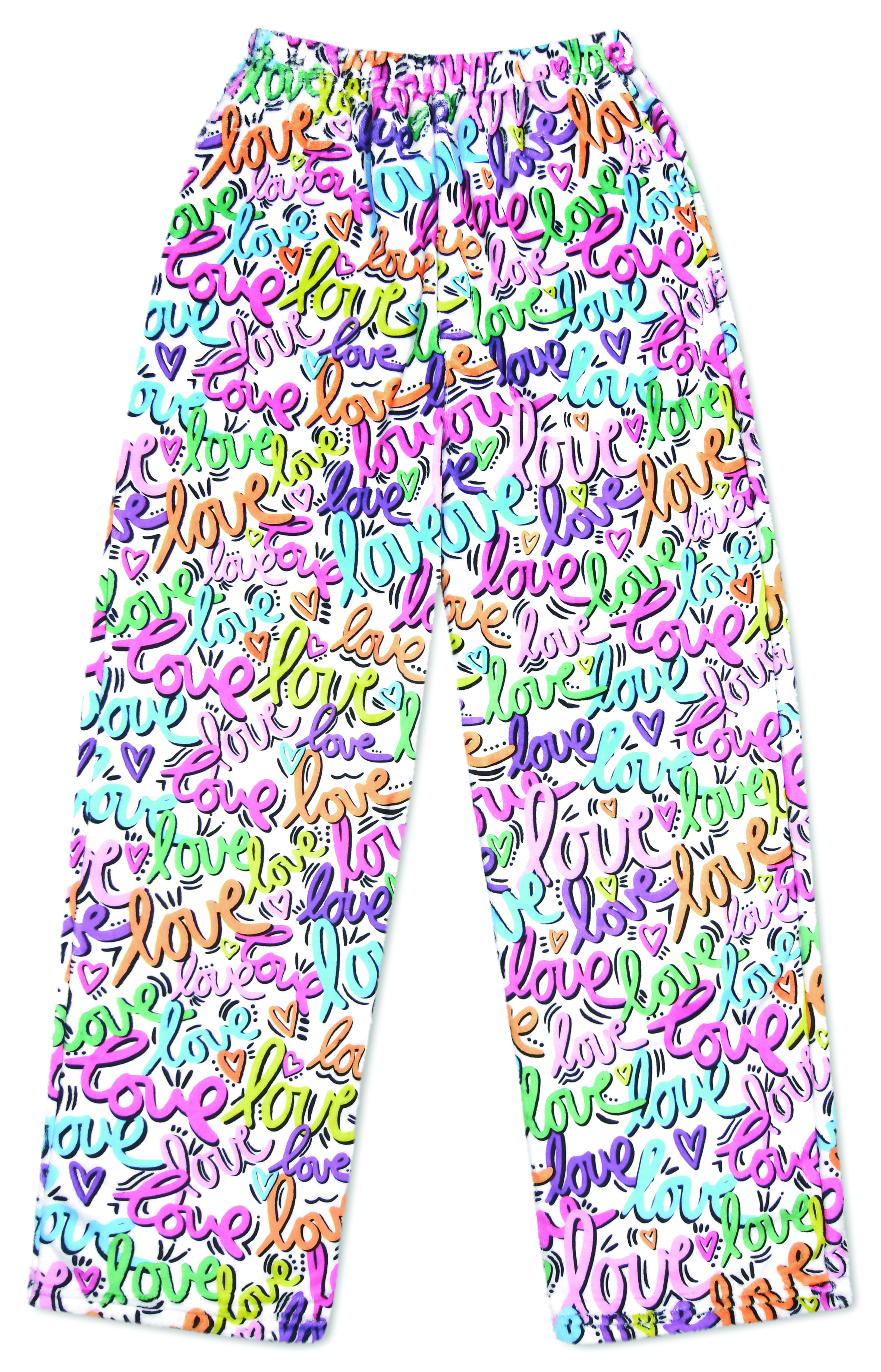 Picture of Corey Paige Love Letters Plush Pants (Adult Medium