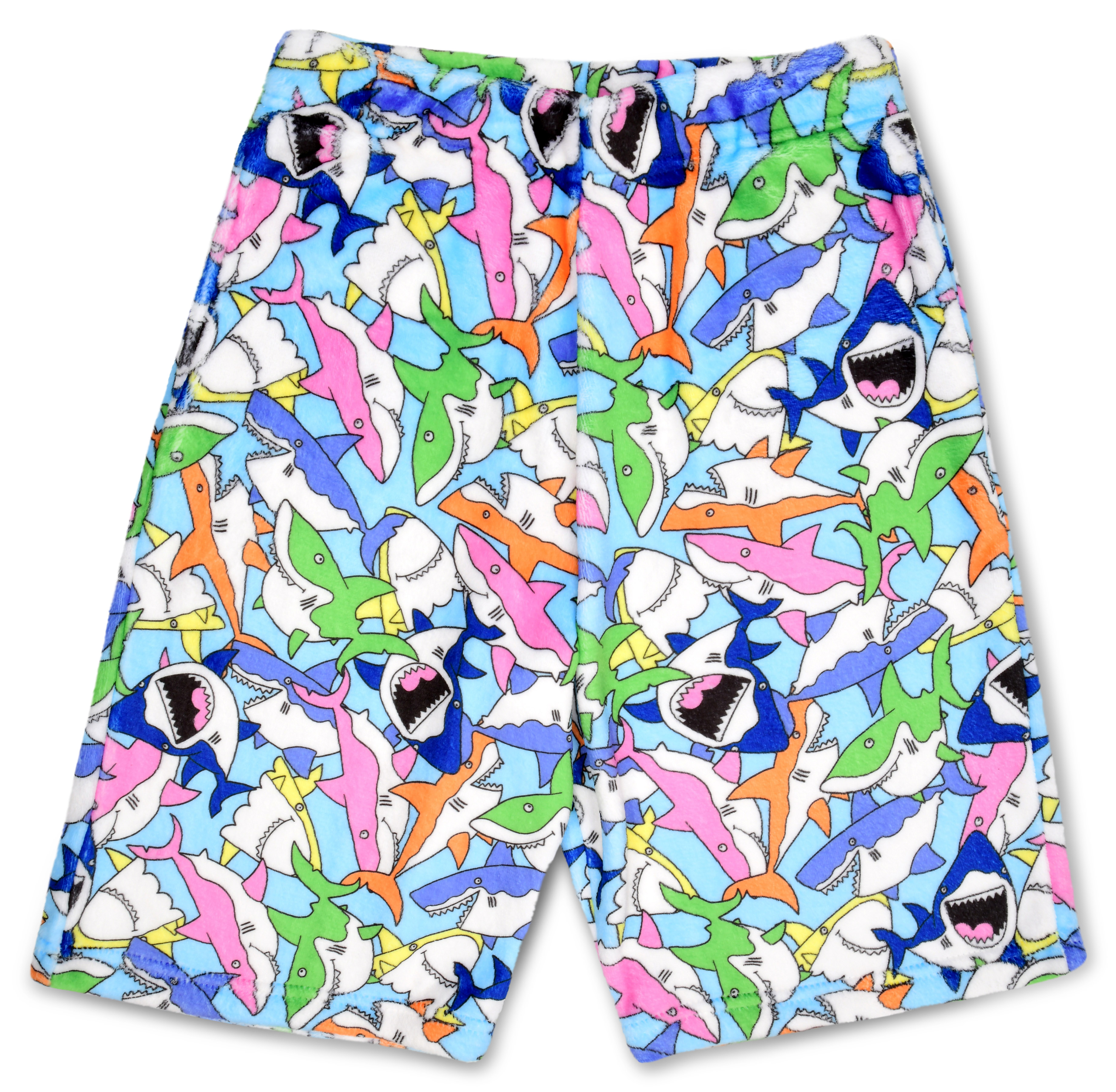 Picture of Shark Frenzy Plush Board Shorts (Small -(6-8))