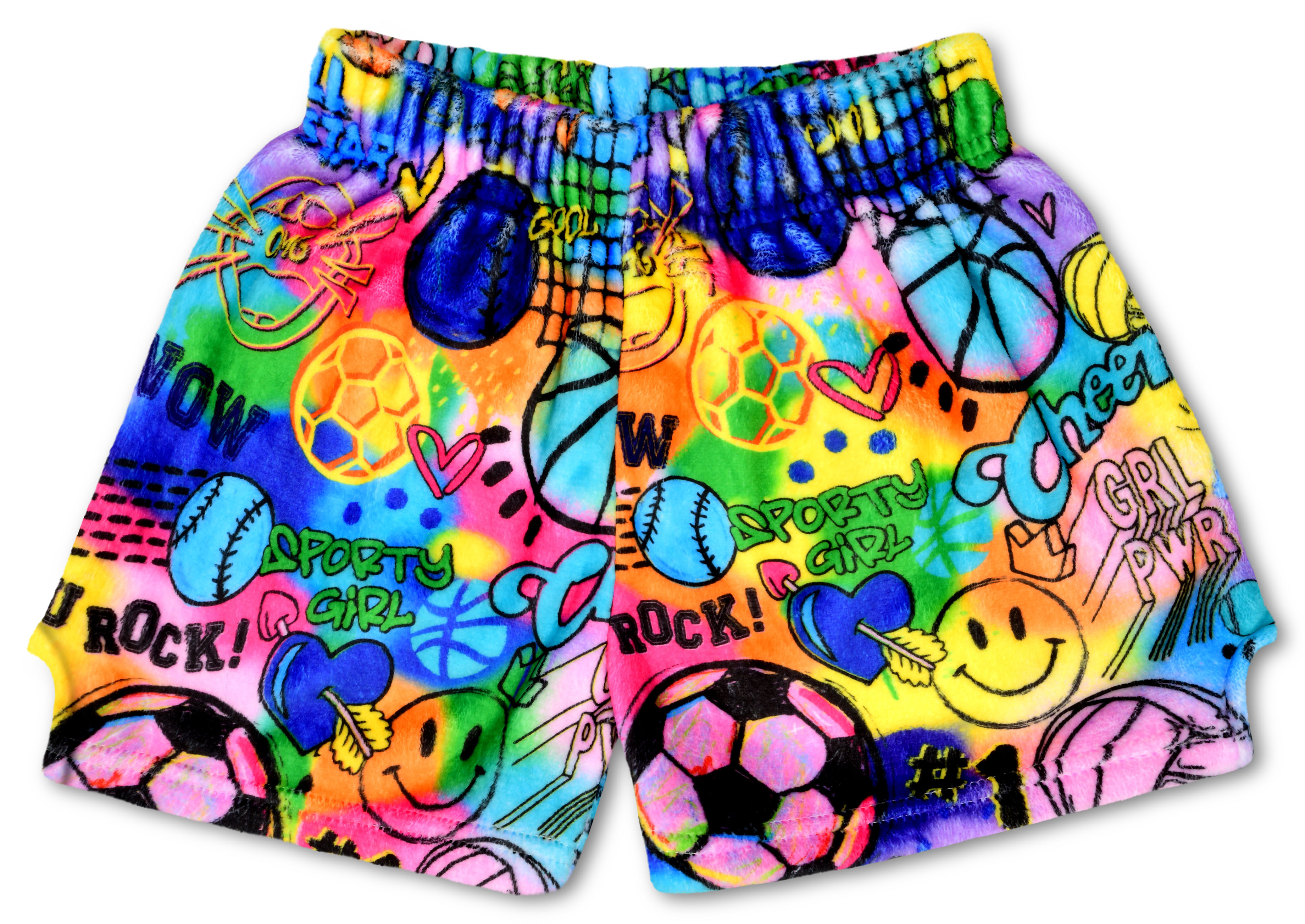 Picture of Corey Paige Fun Sports Plush Shorts (Adult Medium 