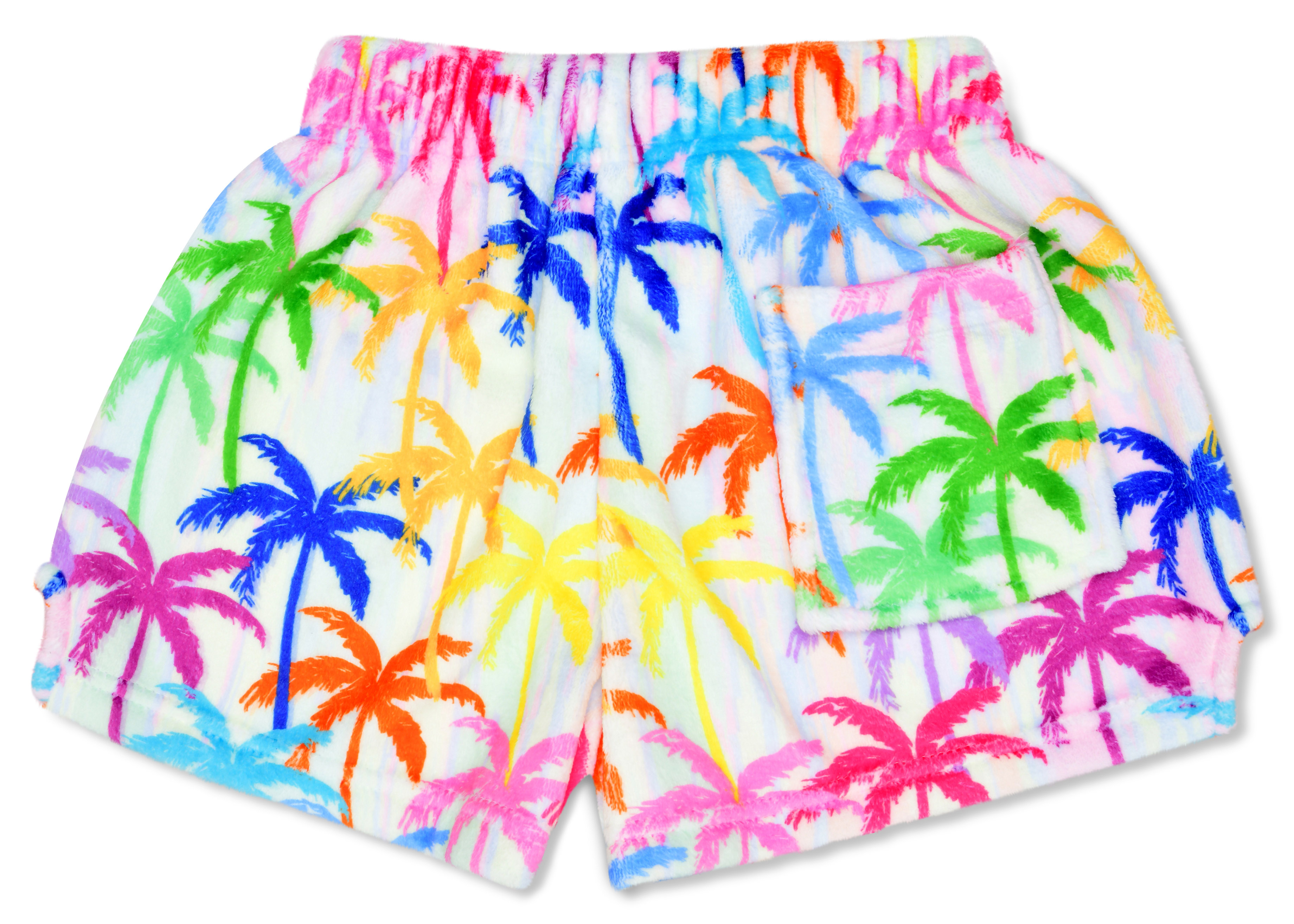 Picture of Corey Paige Palm Trees Plush Shorts (Adult Medium 