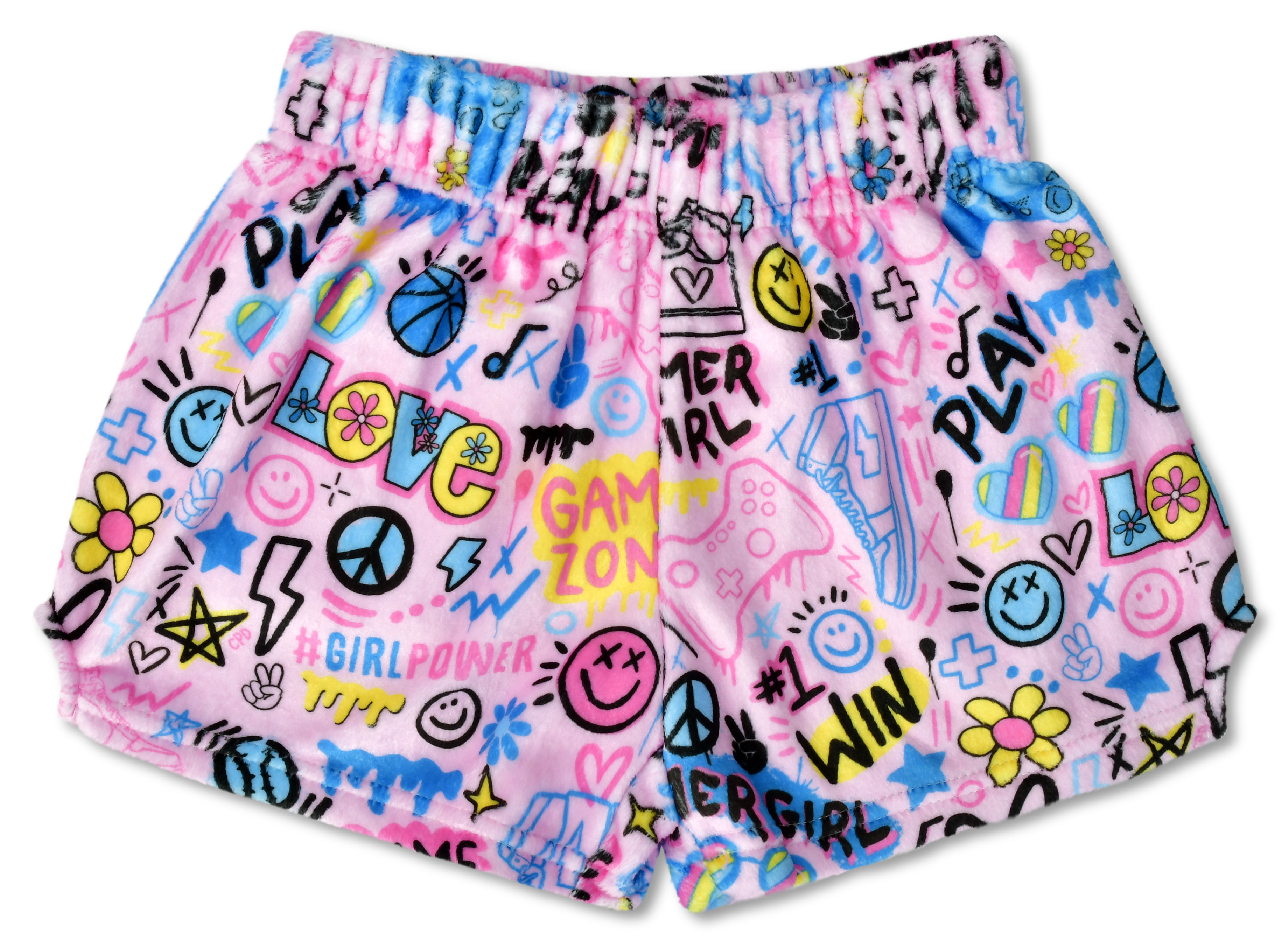 Picture of Corey Paige Game Zone Plush Shorts (Large -(14))