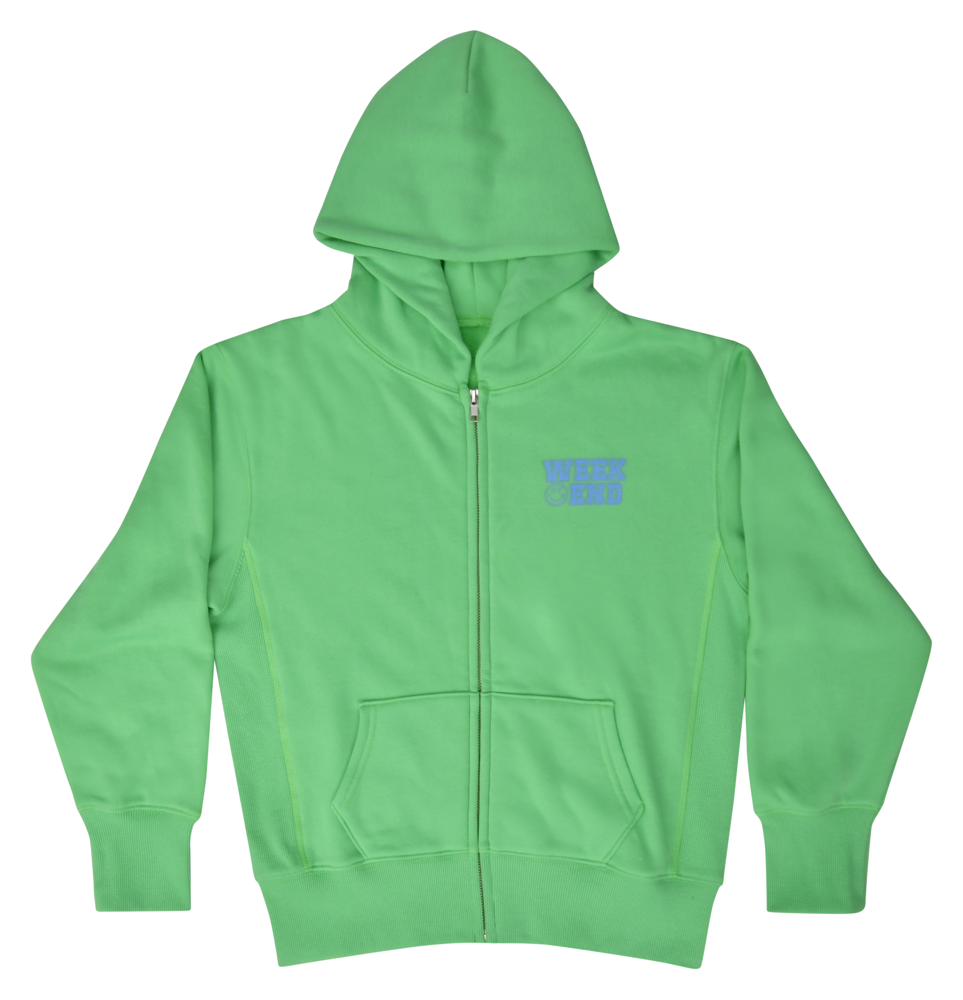 Picture of Weekend Glam Green Hooded Zip-Up Sweatshirt (Youth