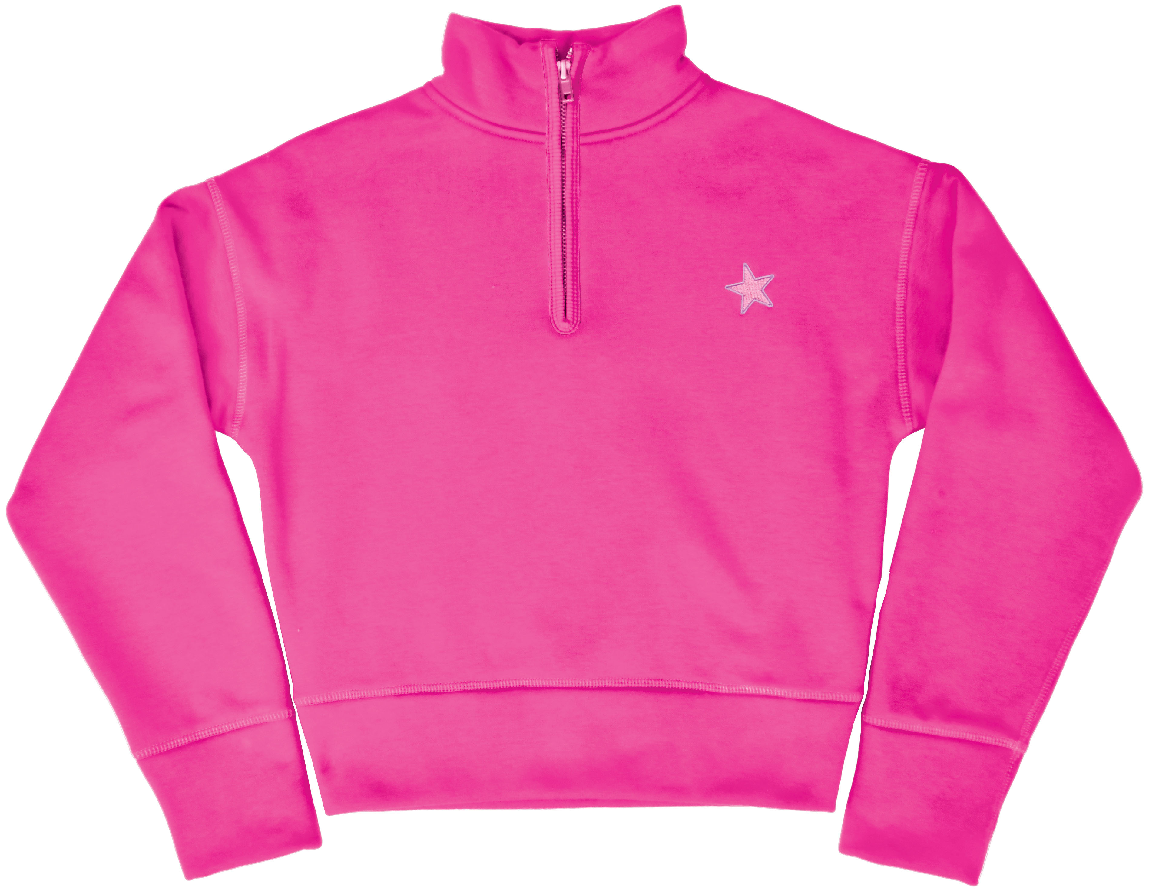 Picture of Star Pretty Pink 1/4 Zip Sweatshirt (Youth Large (
