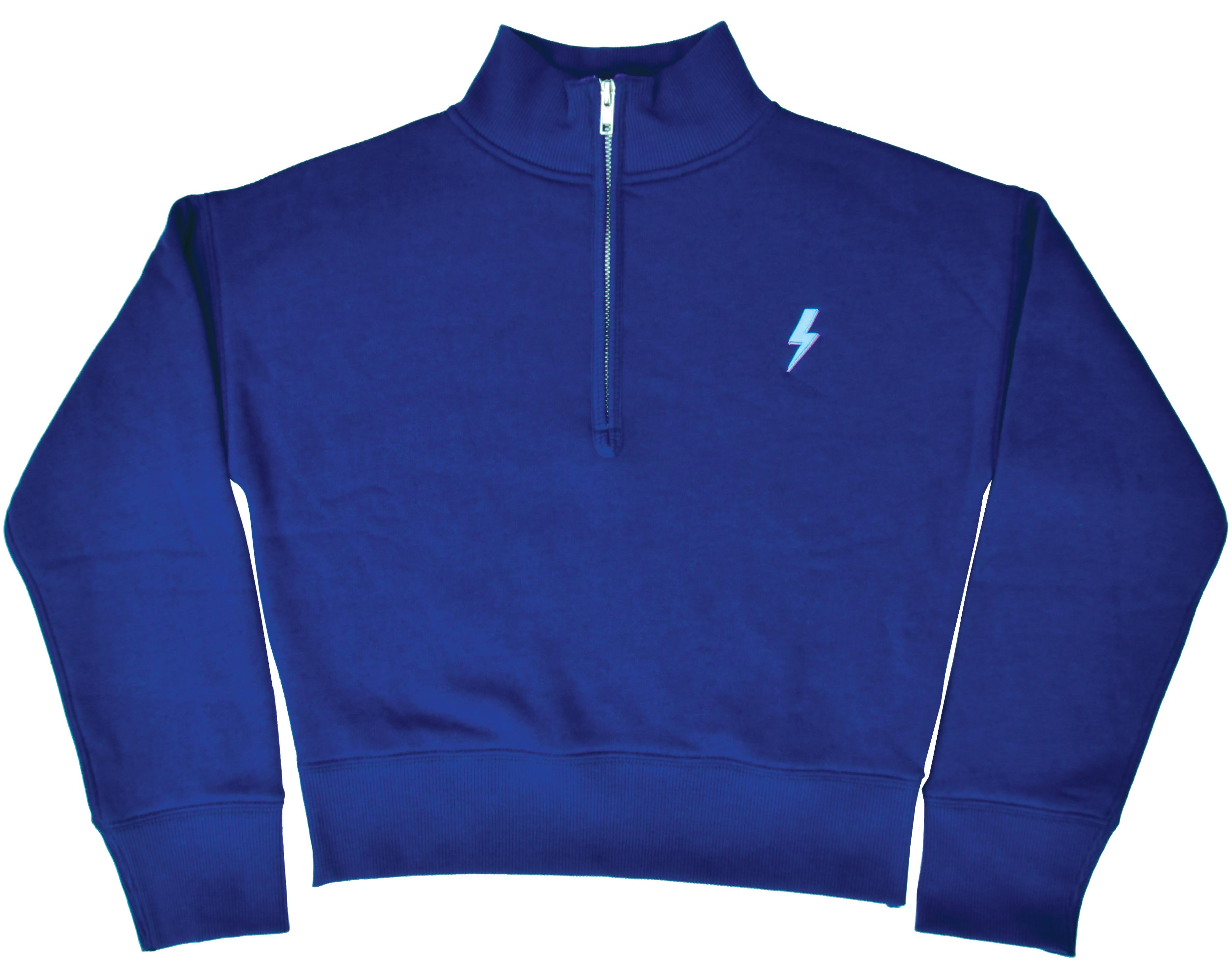 Picture of Lightning Bolt Midnight 1/4 Zip Sweatshirt (Youth 