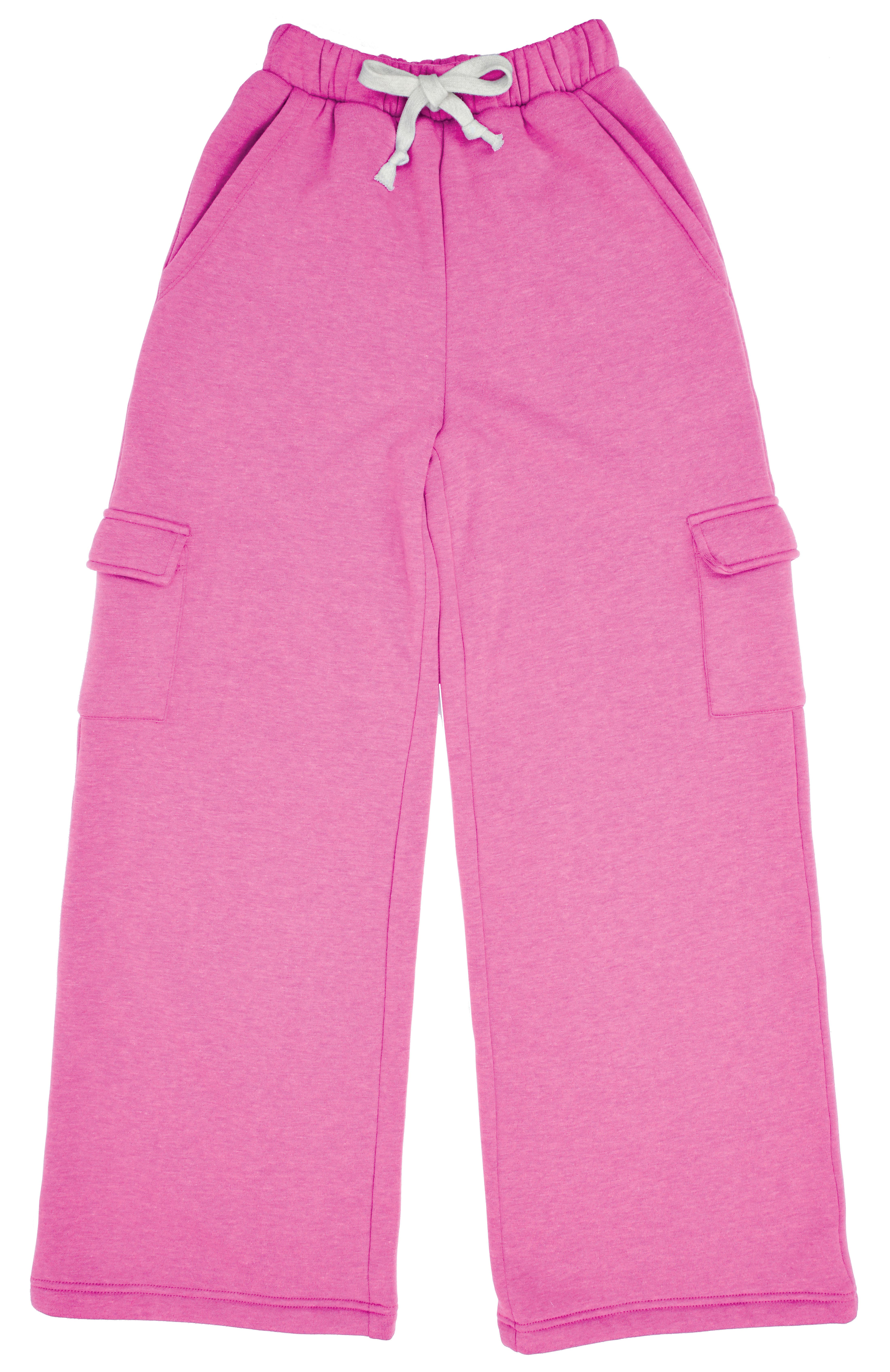 Picture of Pretty Pink Cargo Sweatpants (Youth Large (14))