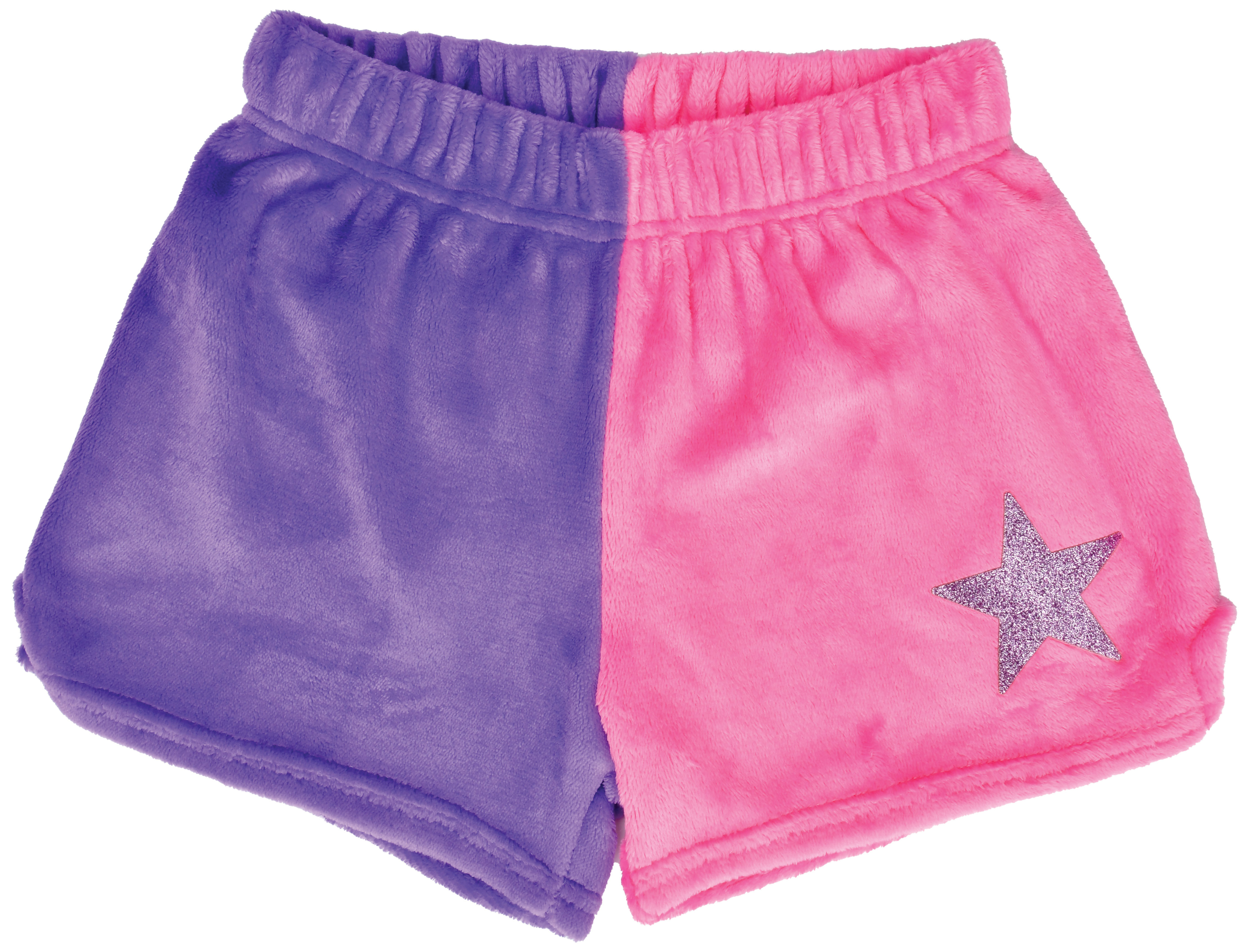 Picture of Vivid Violet & Pretty Pink Star Color Block Plush 