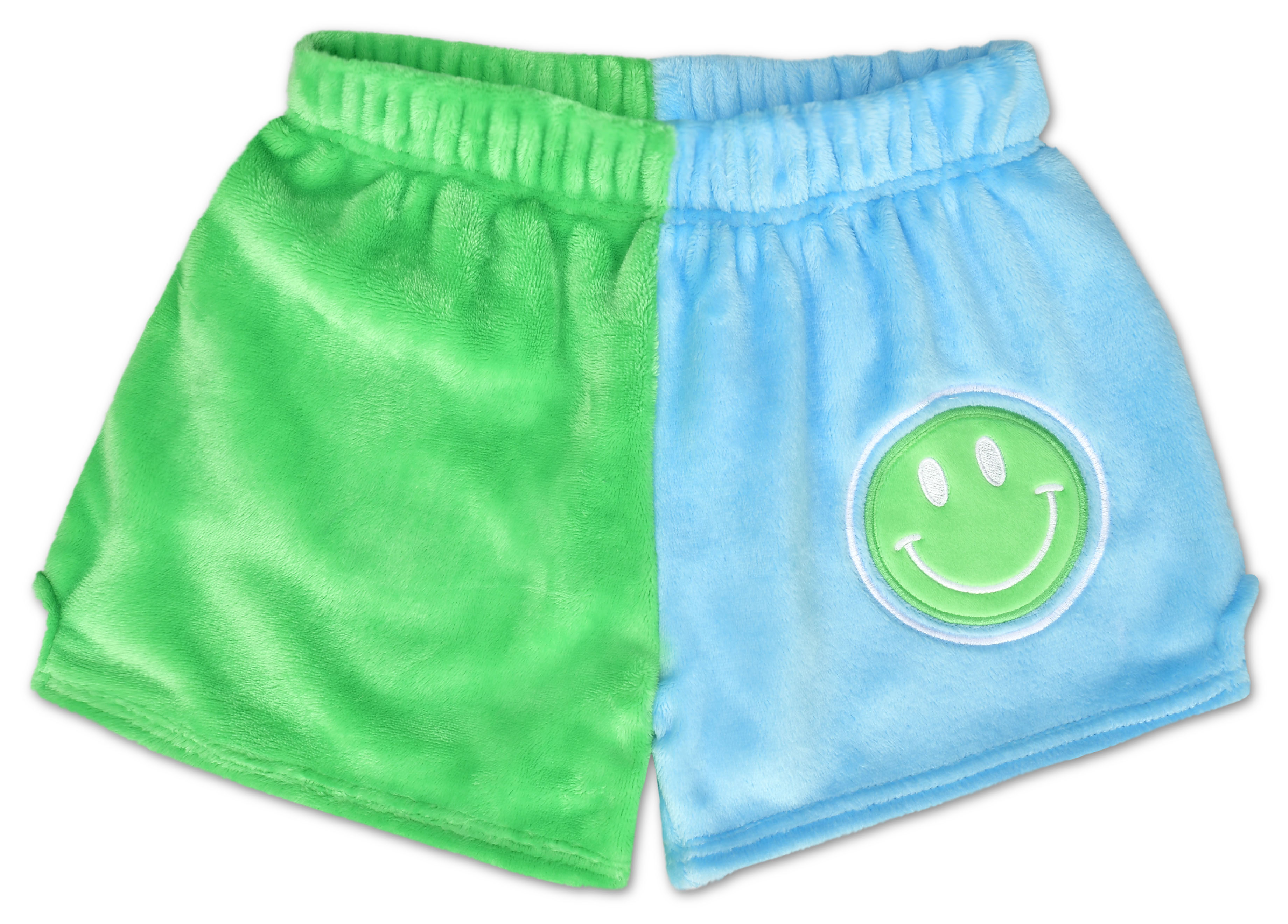 Picture of Glam Green & Bright Blue Smile Color Block Plush S