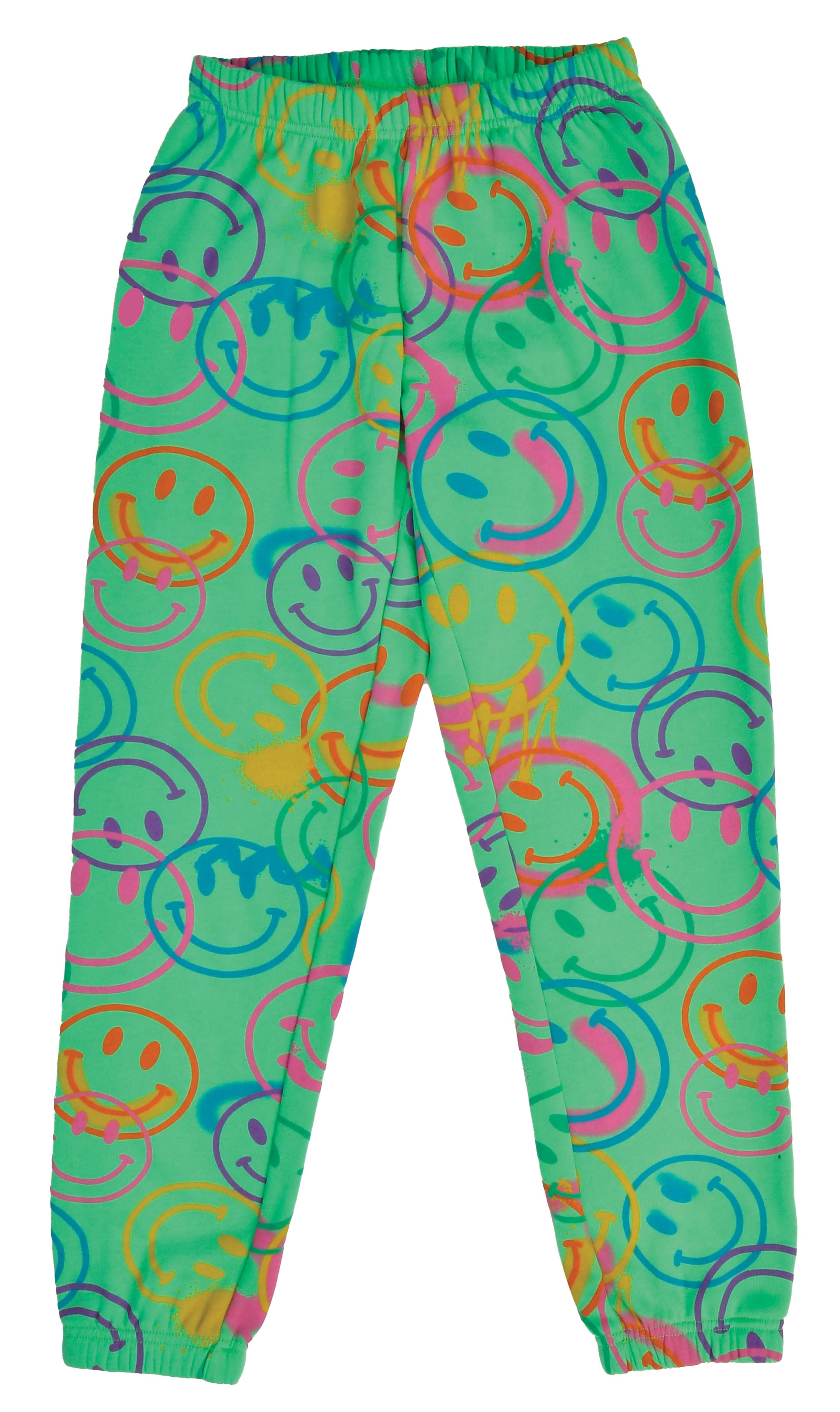 Picture of All Over Smile Glam Green Basic Sweatpants (Adult 
