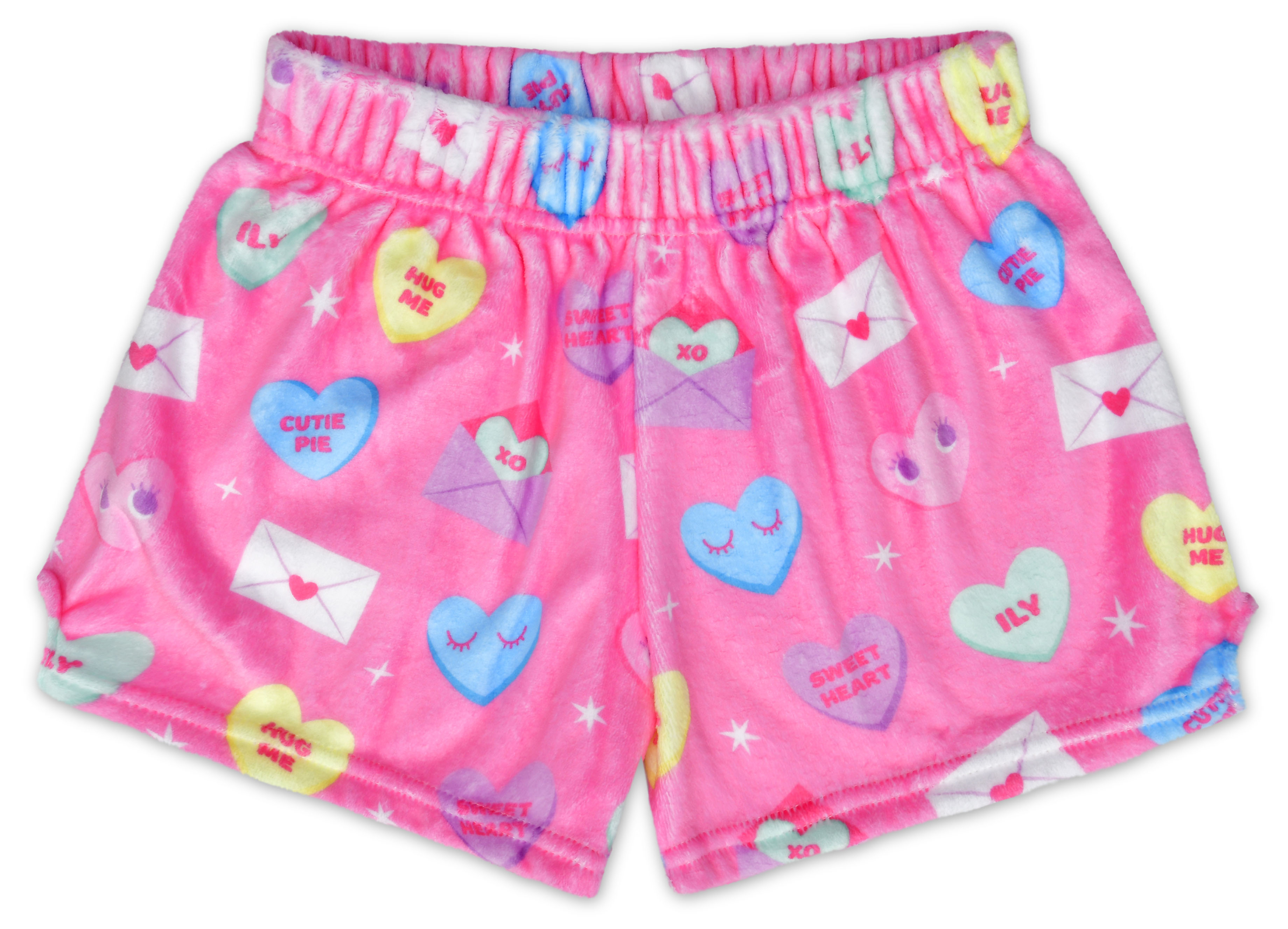 Picture of Love Notes Plush Shorts (Large -(14))