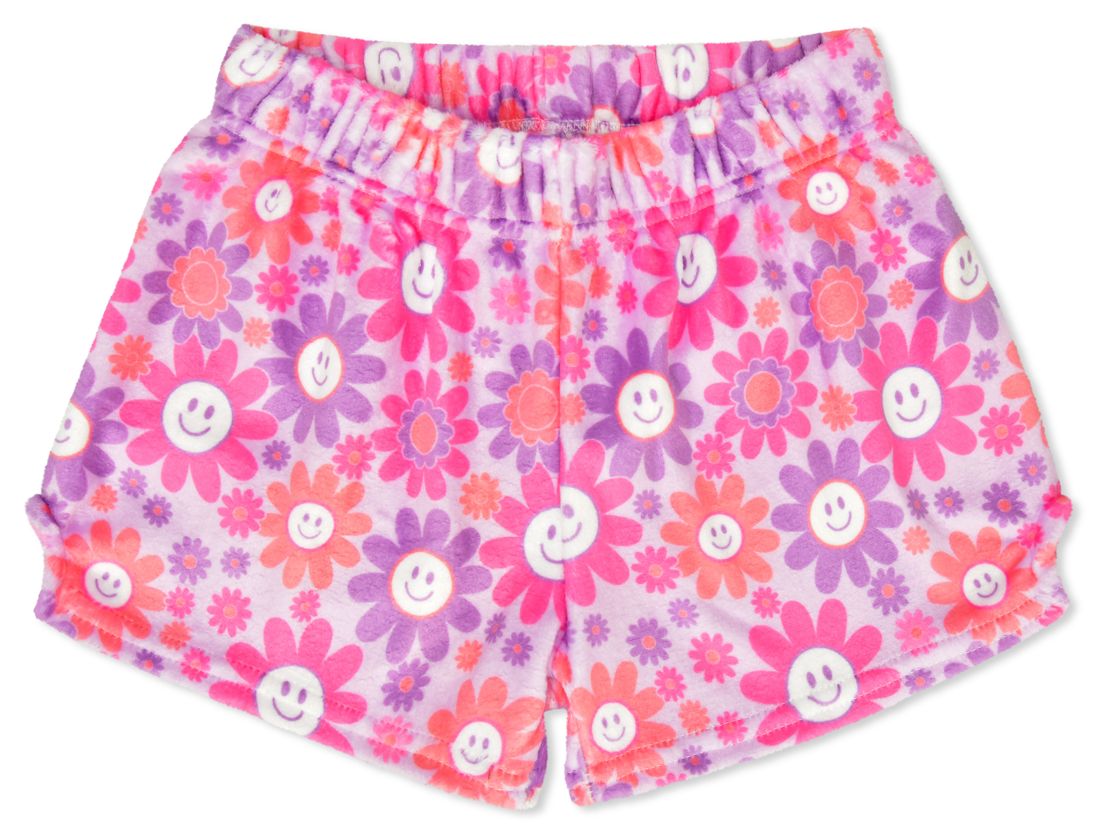 Picture of Groovy Smiles Plush Shorts (X-Small -(4-6))
