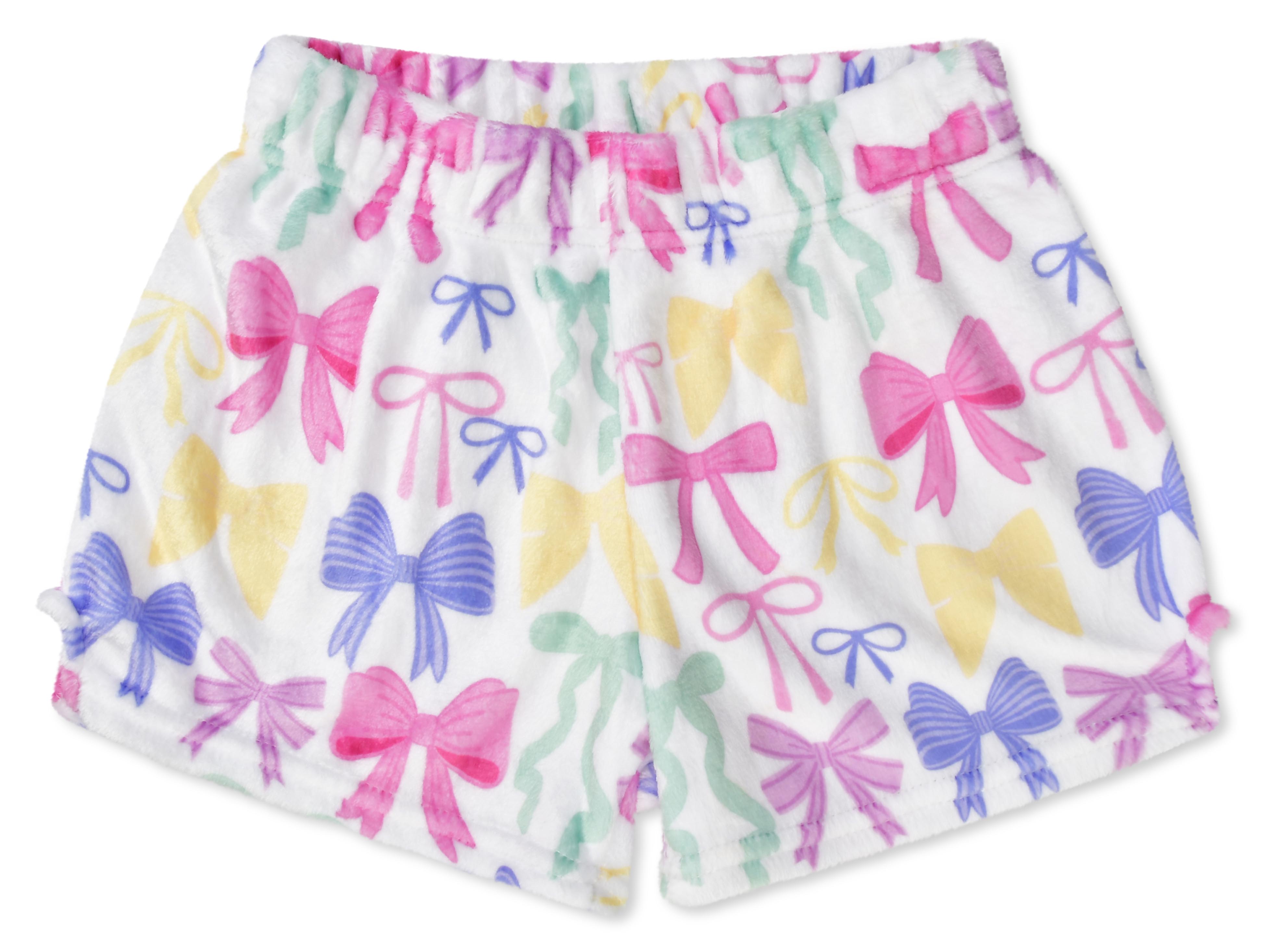 Picture of Pretty Bows Plush Shorts (Medium (10-12))
