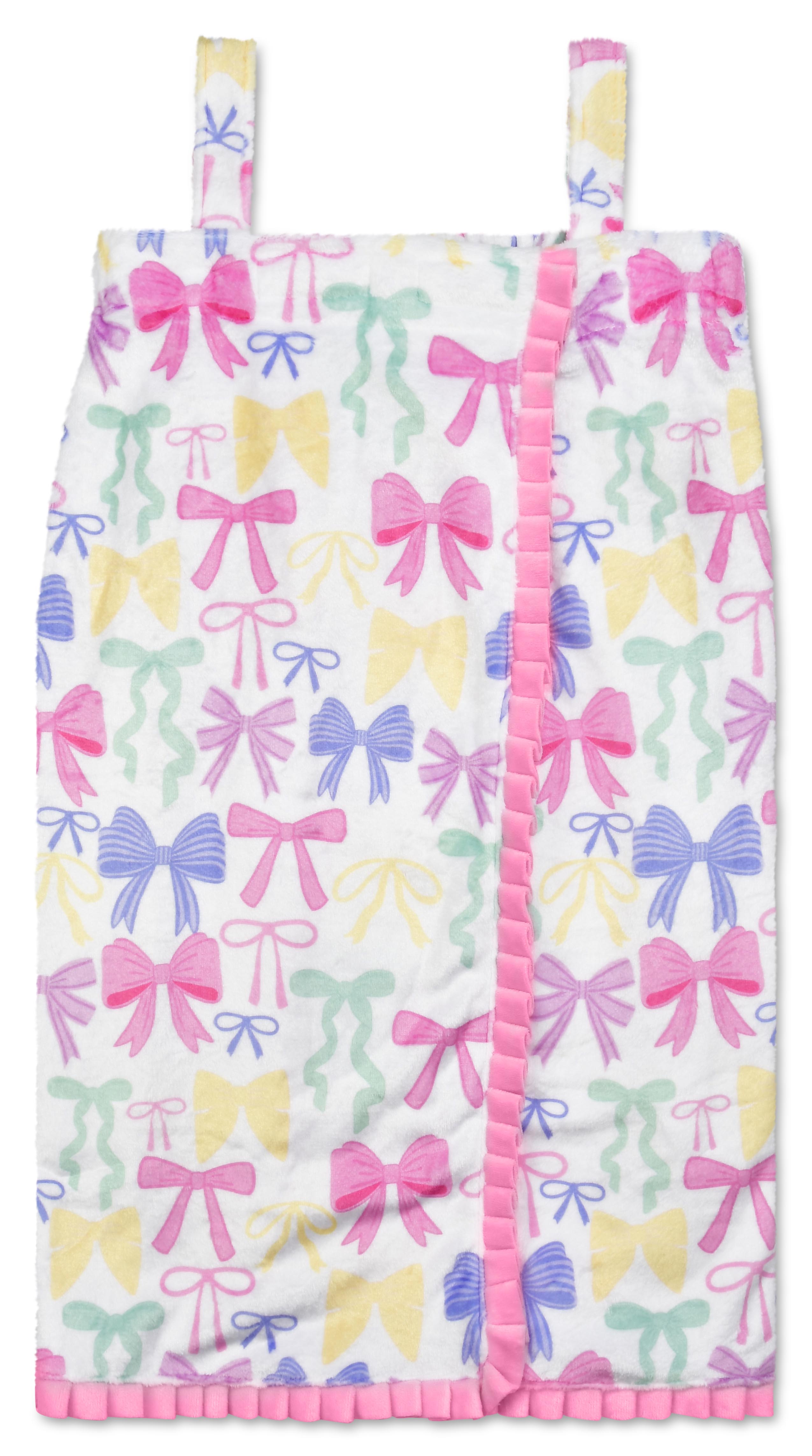 Picture of Pretty Bows Plush Spa Wrap (Youth Medium/Large (10