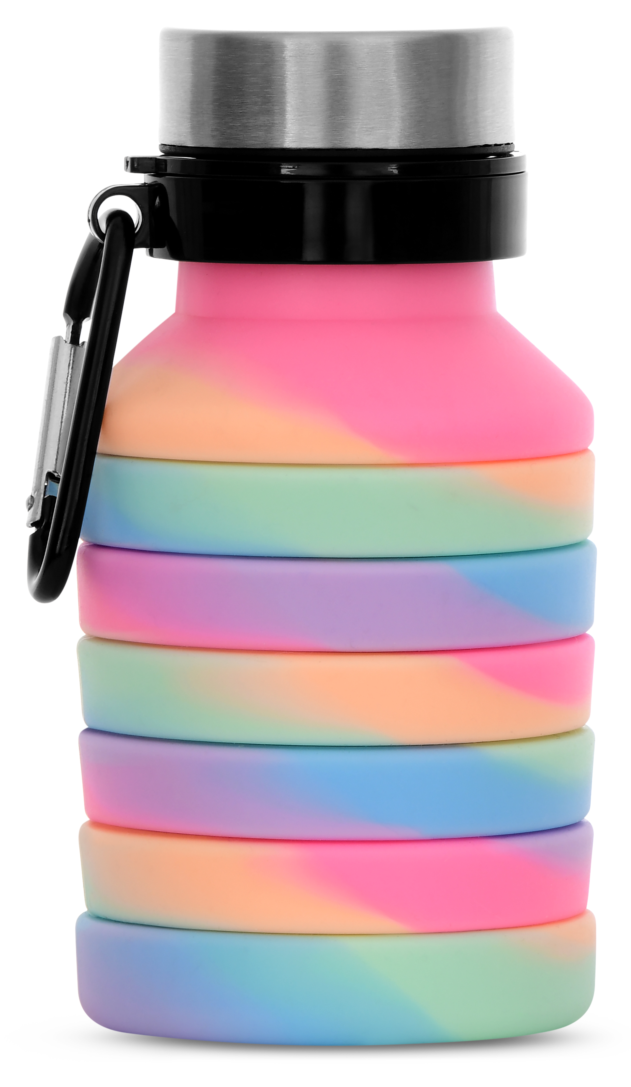 Picture of Happy Stripe Collapsible Water Bottle