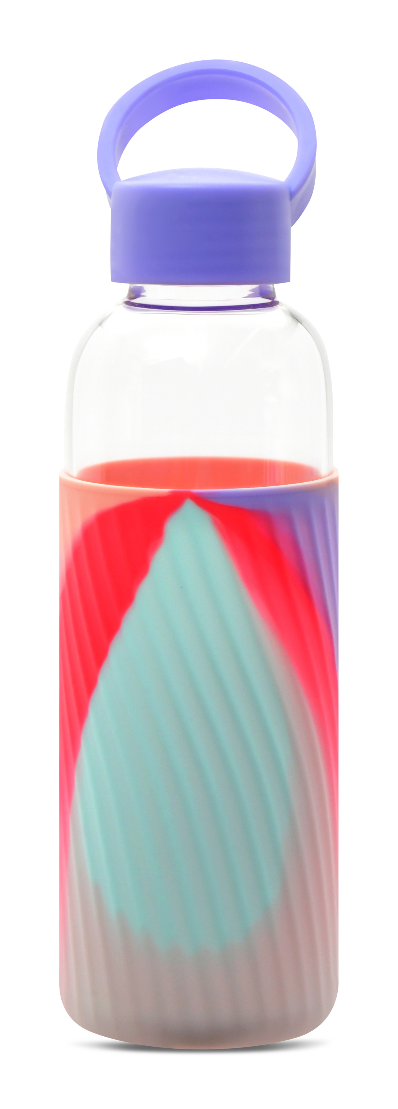 Picture of Tie Dye Glass Water Bottle